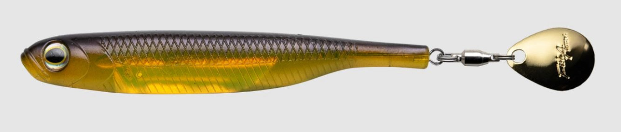 Fish Arrow Soft Lure Flash J Spin SW 4 Inch 3 Piece per pack 103 (9052)