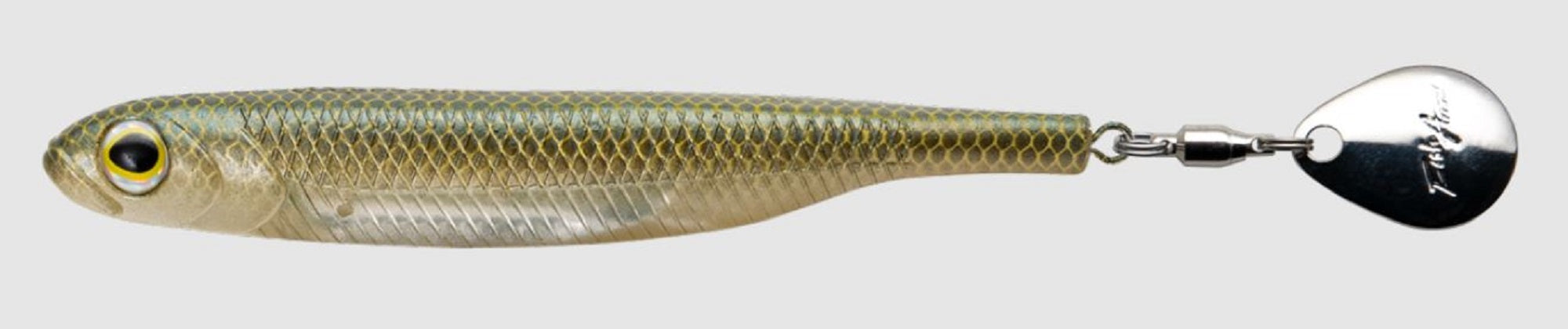 Fish Arrow Soft Lure Flash J Spin SW 4 Inch 3 Piece per pack 105 (9076)