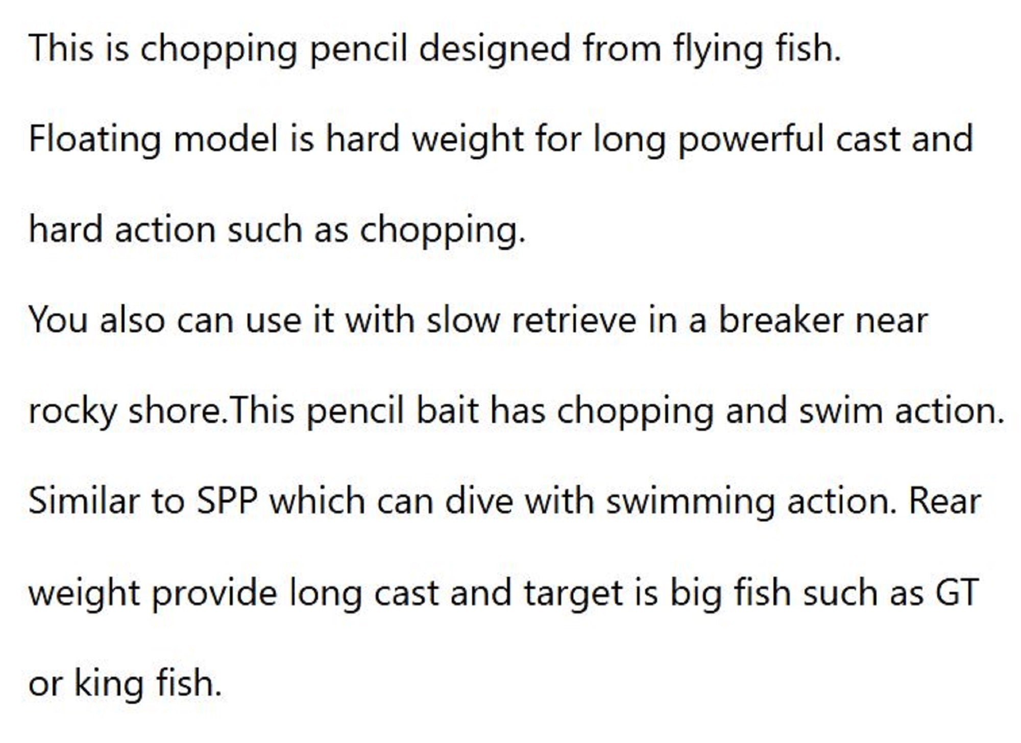 FCL Labo TCP 135 Floating Lure 135mm 37 grams CABK (4465)