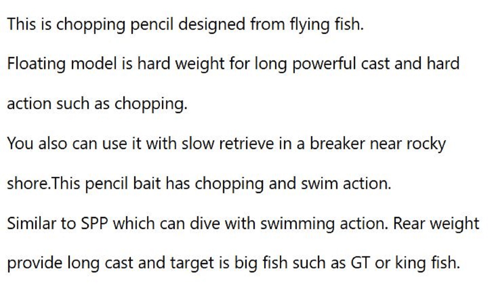FCL Labo TCP 220 Floating Lure 220mm 95 grams CABK (5509)