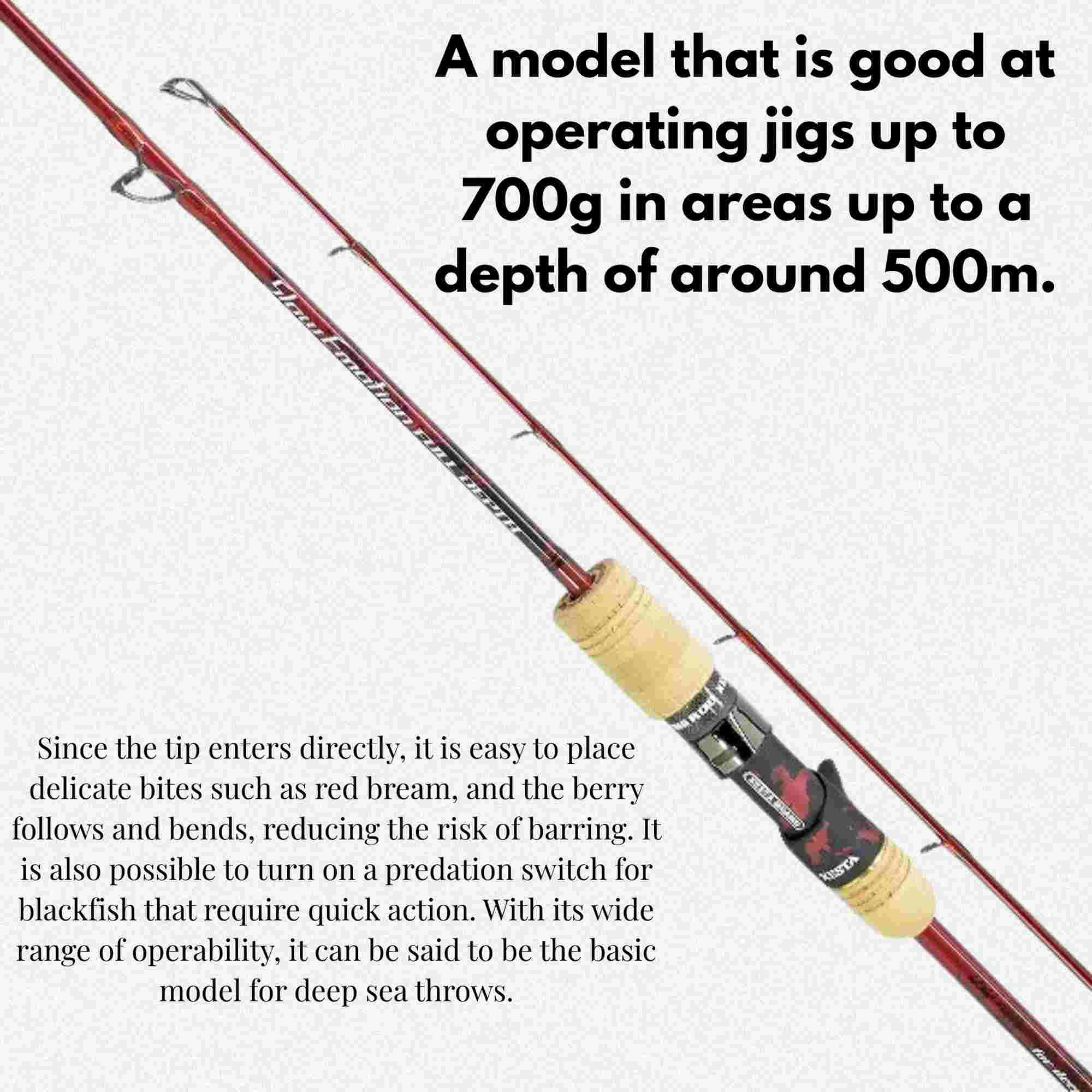 Xesta Rod Baitcast Slow Emotion Full Depth B64-MH (1237)