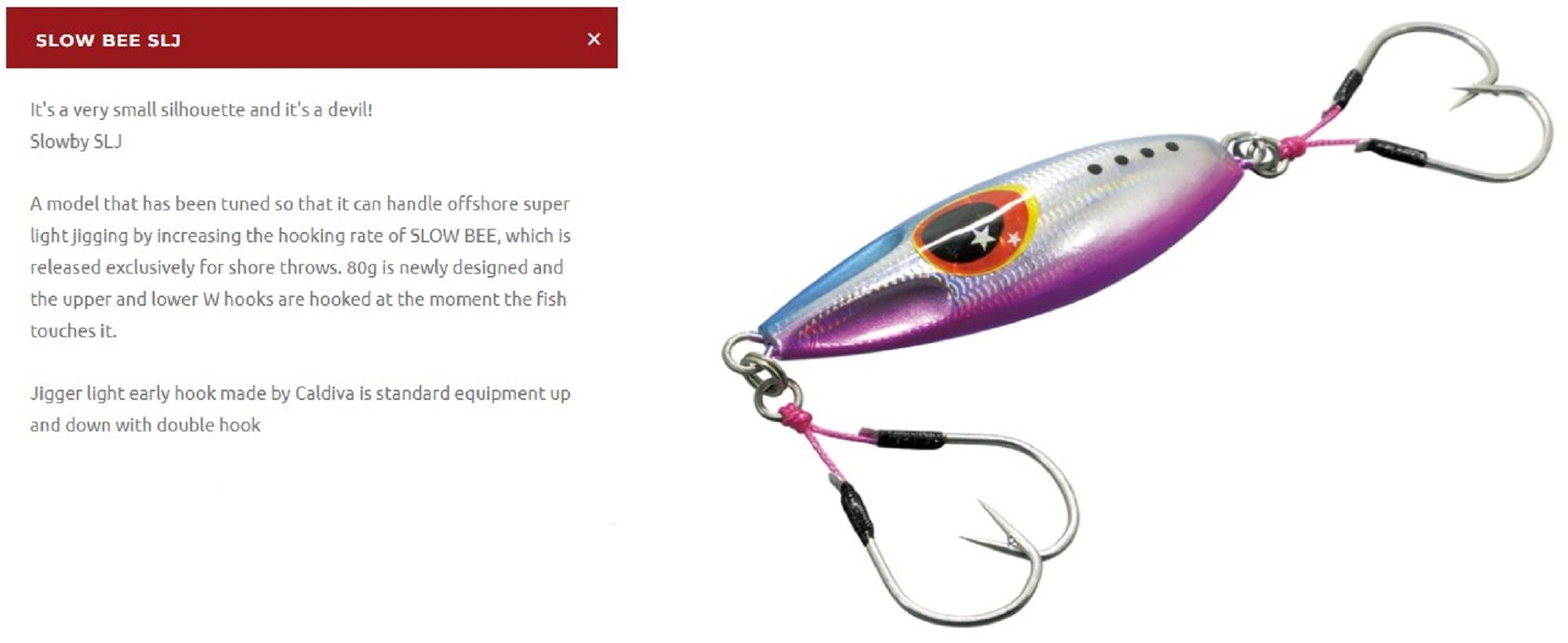 Xesta Metal Jig Slow Bee SLJ 60 grams GGD (4528)
