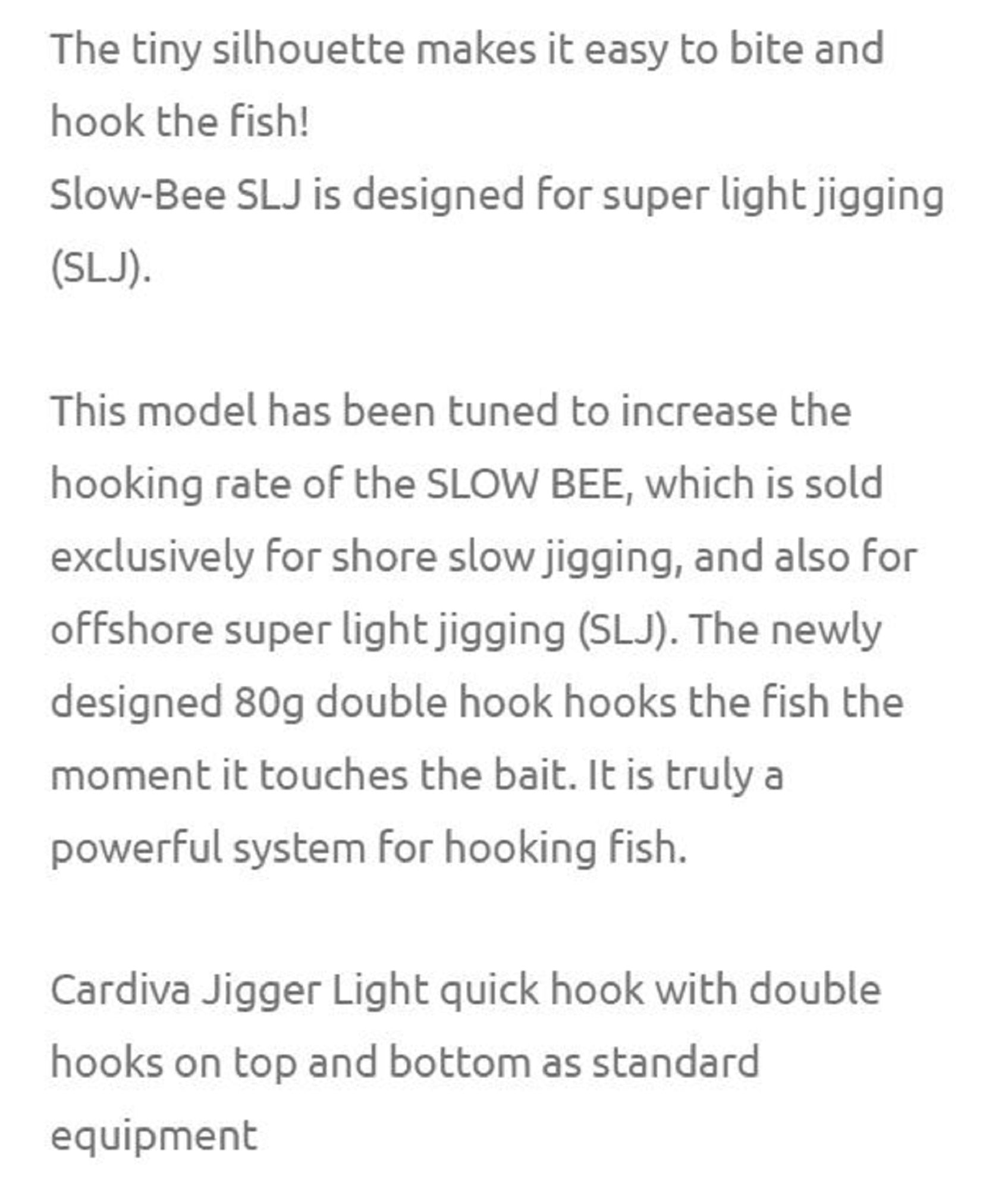 Xesta Metal Jig Slow Bee SLJ 80 grams KS (4597)