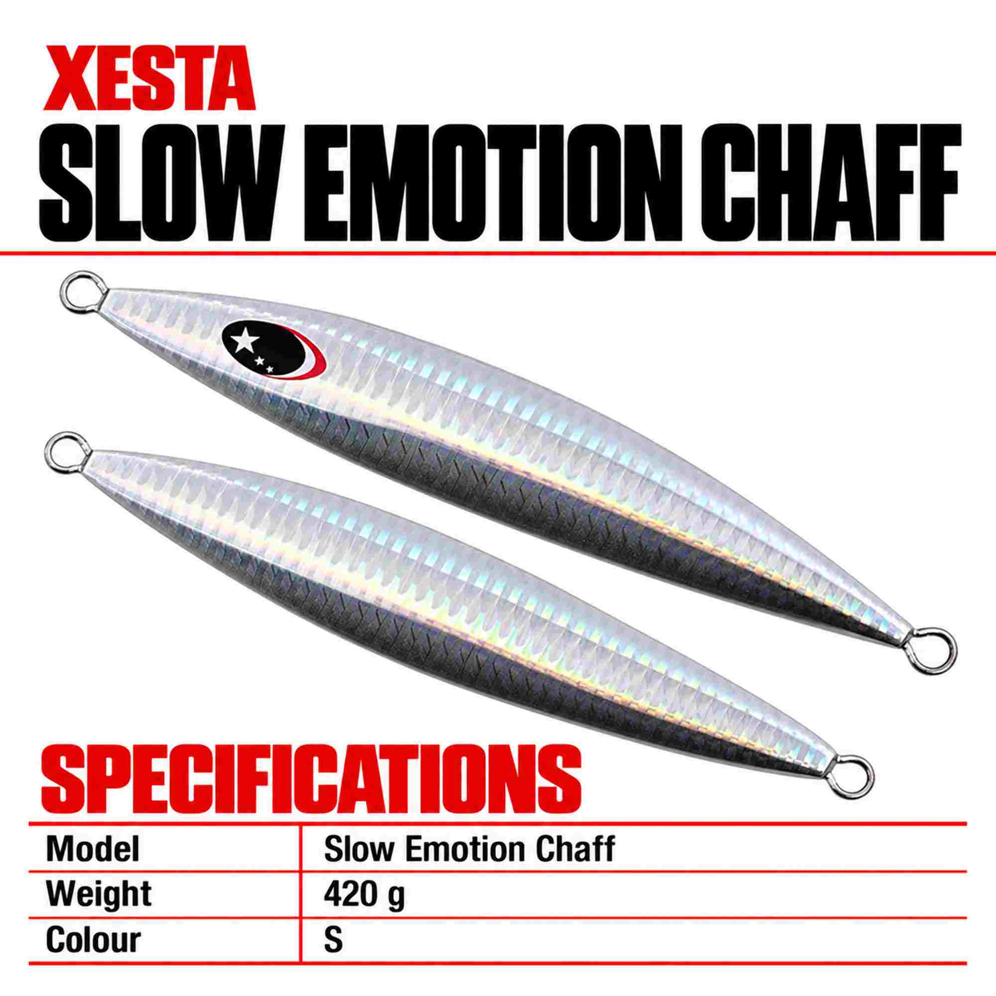 Xesta Metal Jig Chaff 420 grams S (7314)