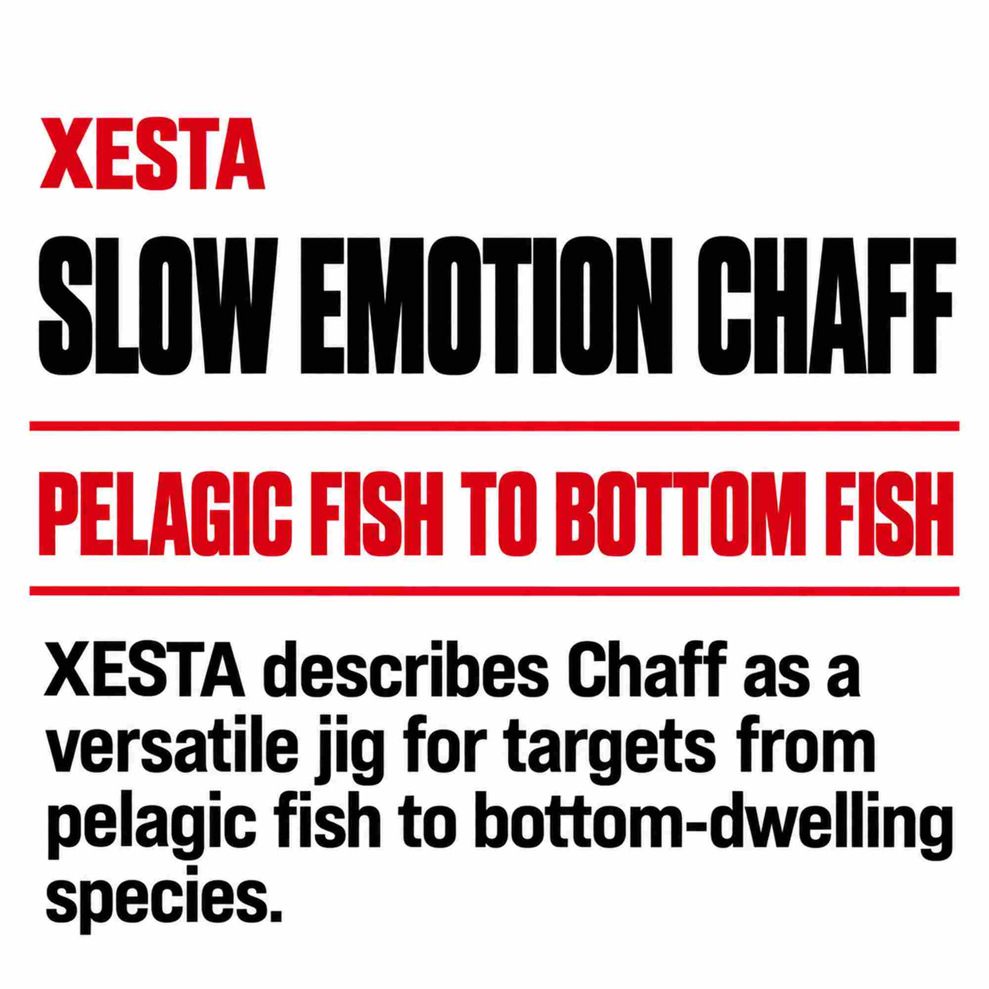Xesta Metal Jig Chaff 420 grams S (7314)