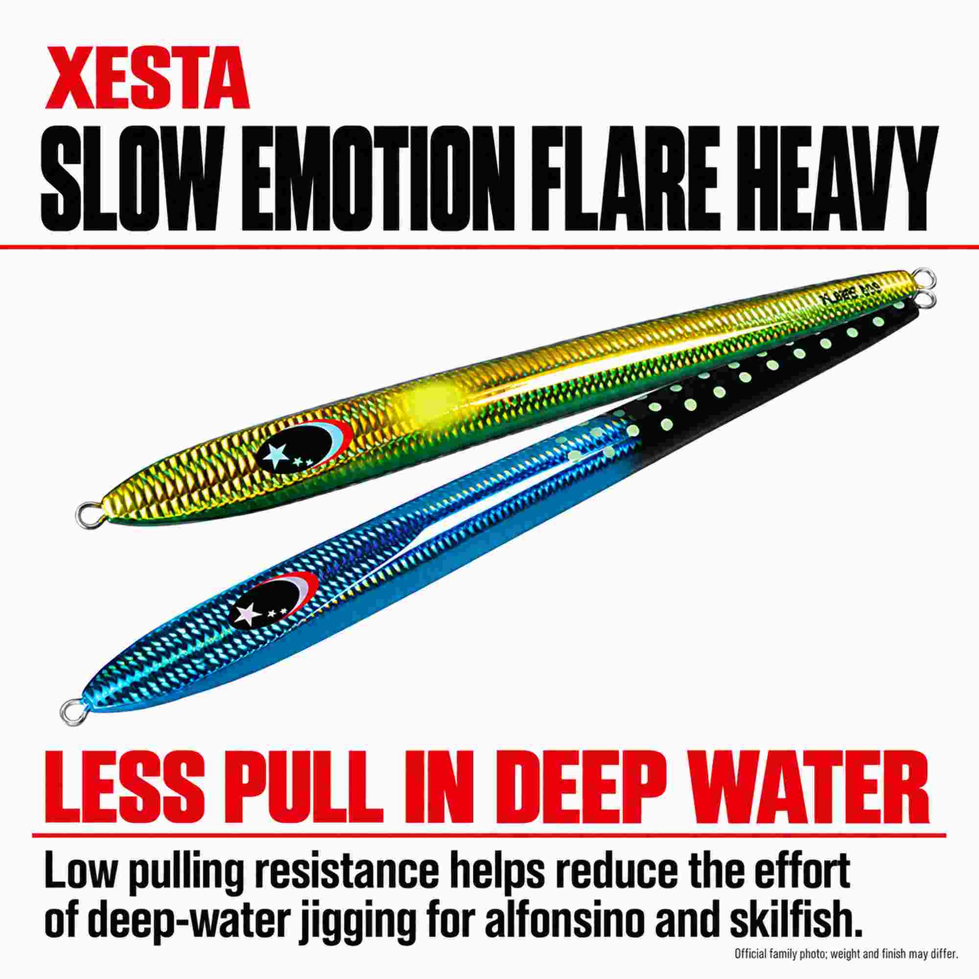 Xesta Metal Jig Slow Emotion Flare 500 grams ALZL (4251)