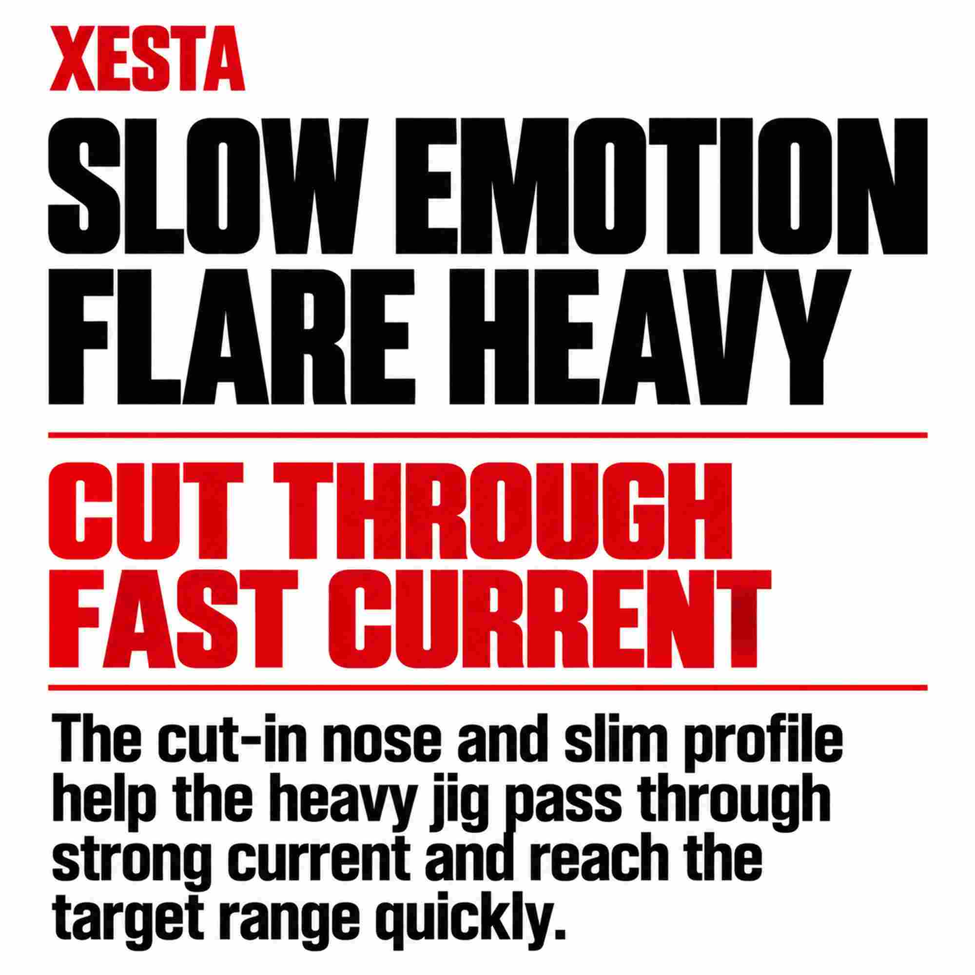 Xesta Metal Jig Slow Emotion Flare 500 grams ALZL (4251)