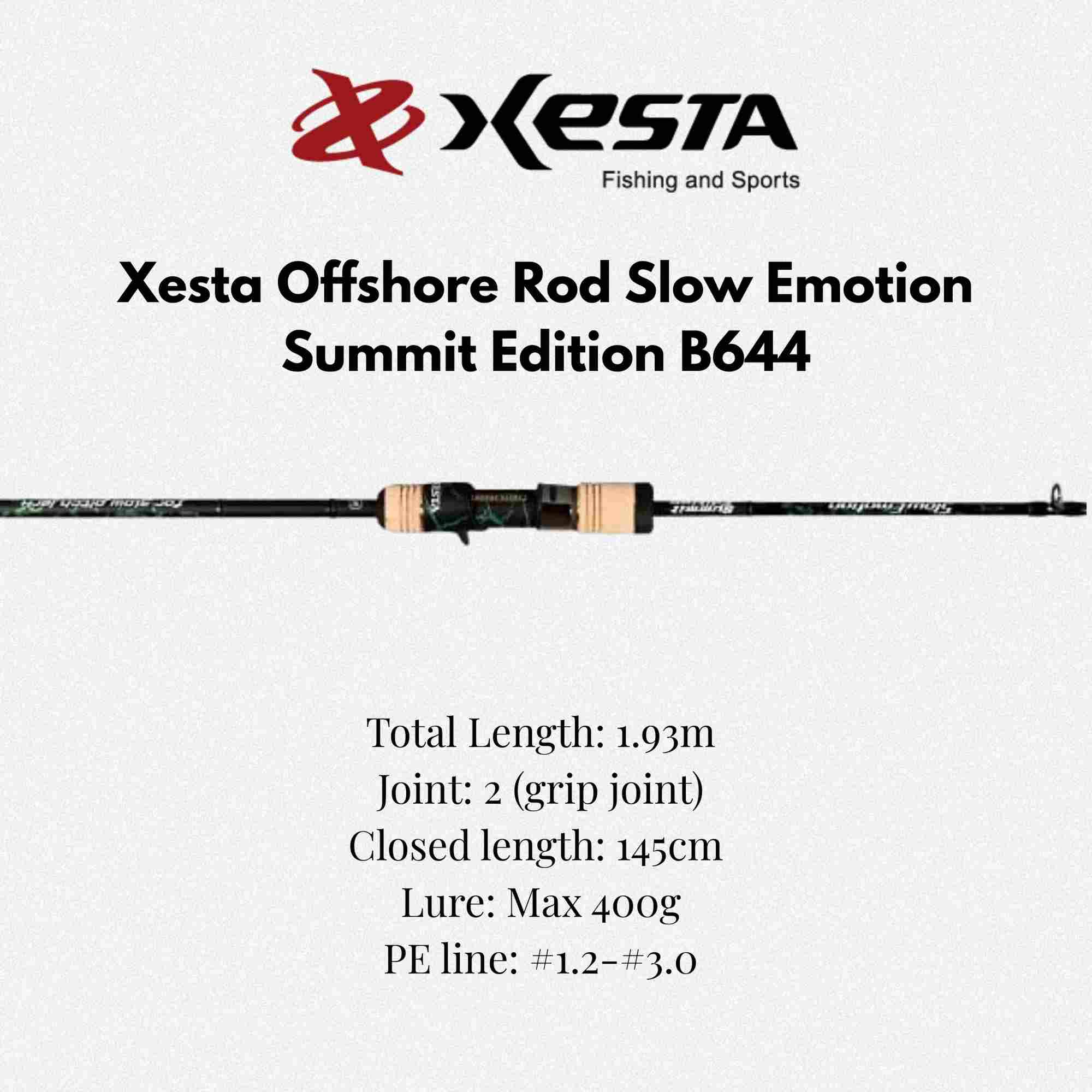 Xesta Rod Baitcast Slow Emotion Summit Edition B644 (7320)