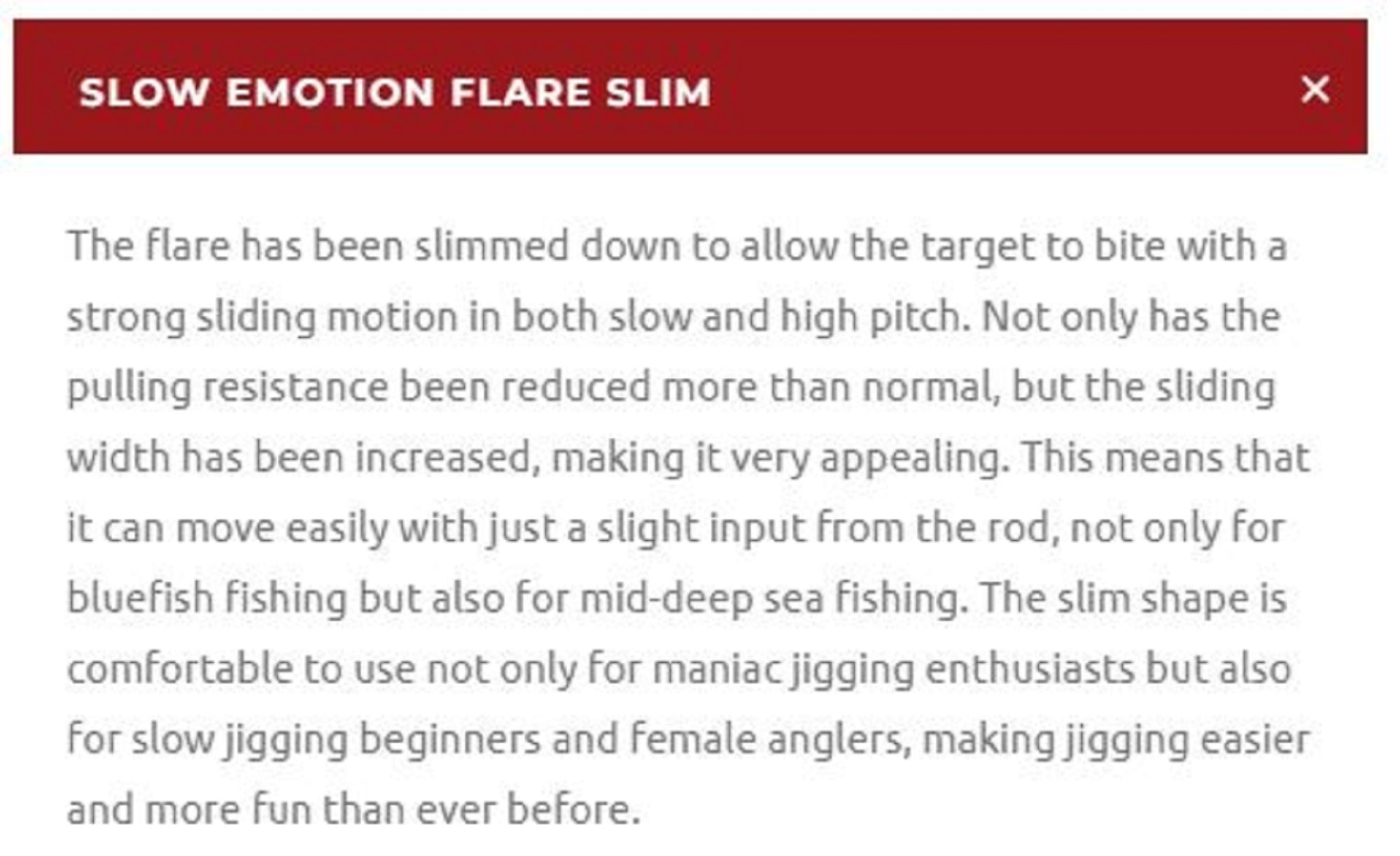 Xesta Metal Jig Slow Emotion Flare Slim 150 grams PWSBL (8396)