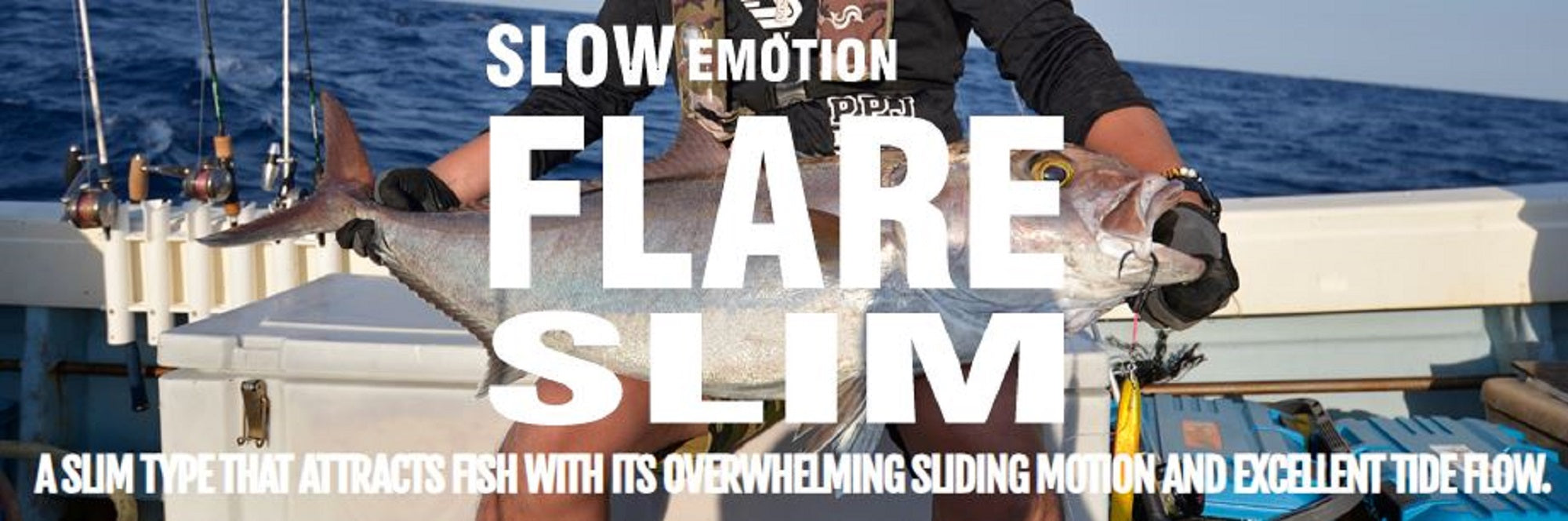 Xesta Metal Jig Slow Emotion Flare Slim 150 grams PLINE (8440)
