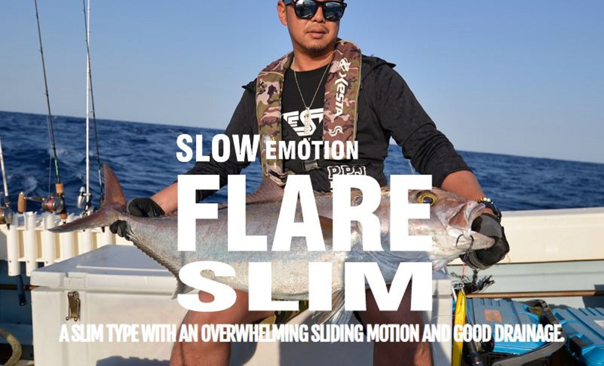 Xesta Metal Jig Slow Emotion Flare Slim 250 grams 197 (4166)