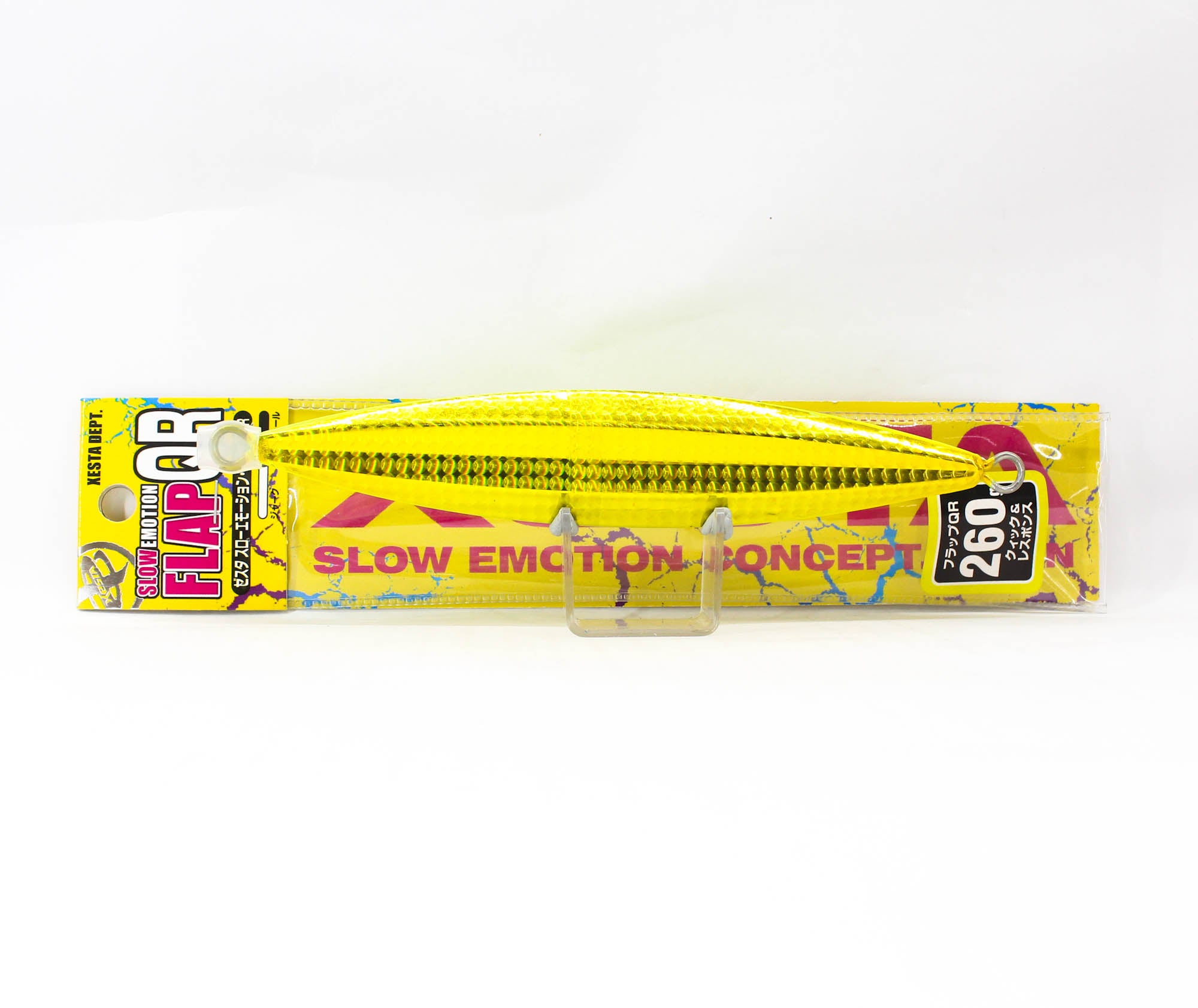 Xesta Metal Jig Slow Emotion Flap QR 260 grams CHSBKGD (8621)