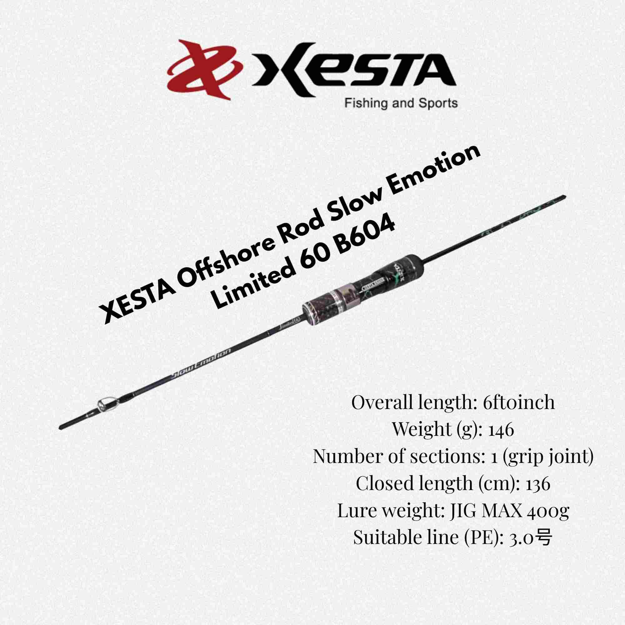 Xesta Rod Baitcast Slow Emotion Limited 60 B604 (6831)