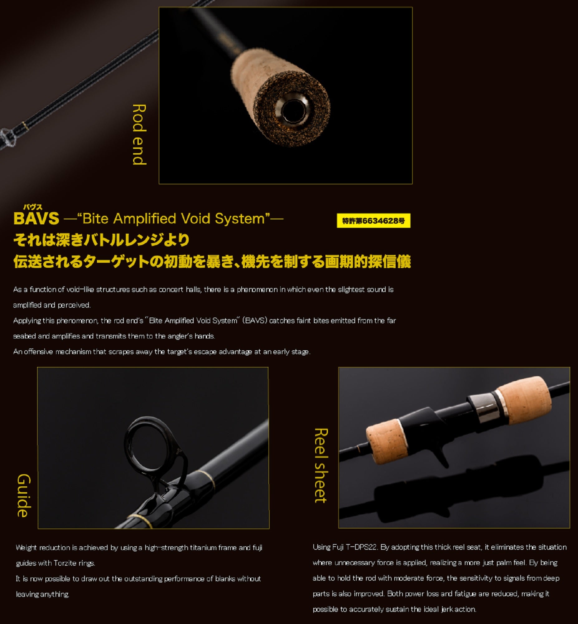 Seafloor Control Rod Baitcast Jerex 603-3 (7217)
