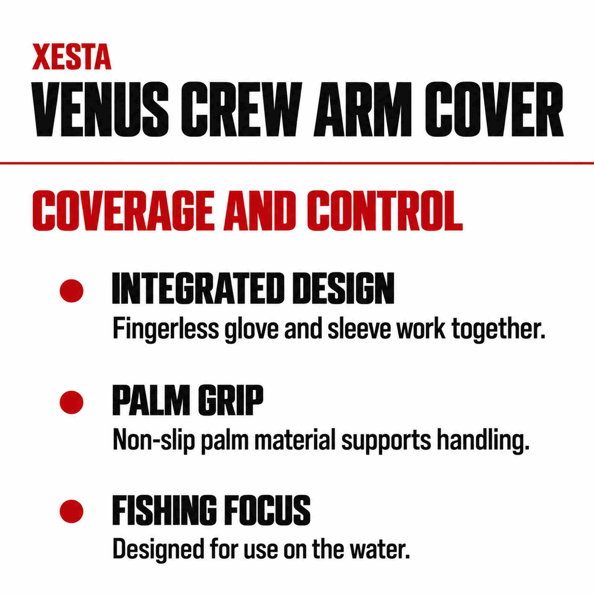 Xesta Arm Cover Venus Crew Size M Pink (1059)