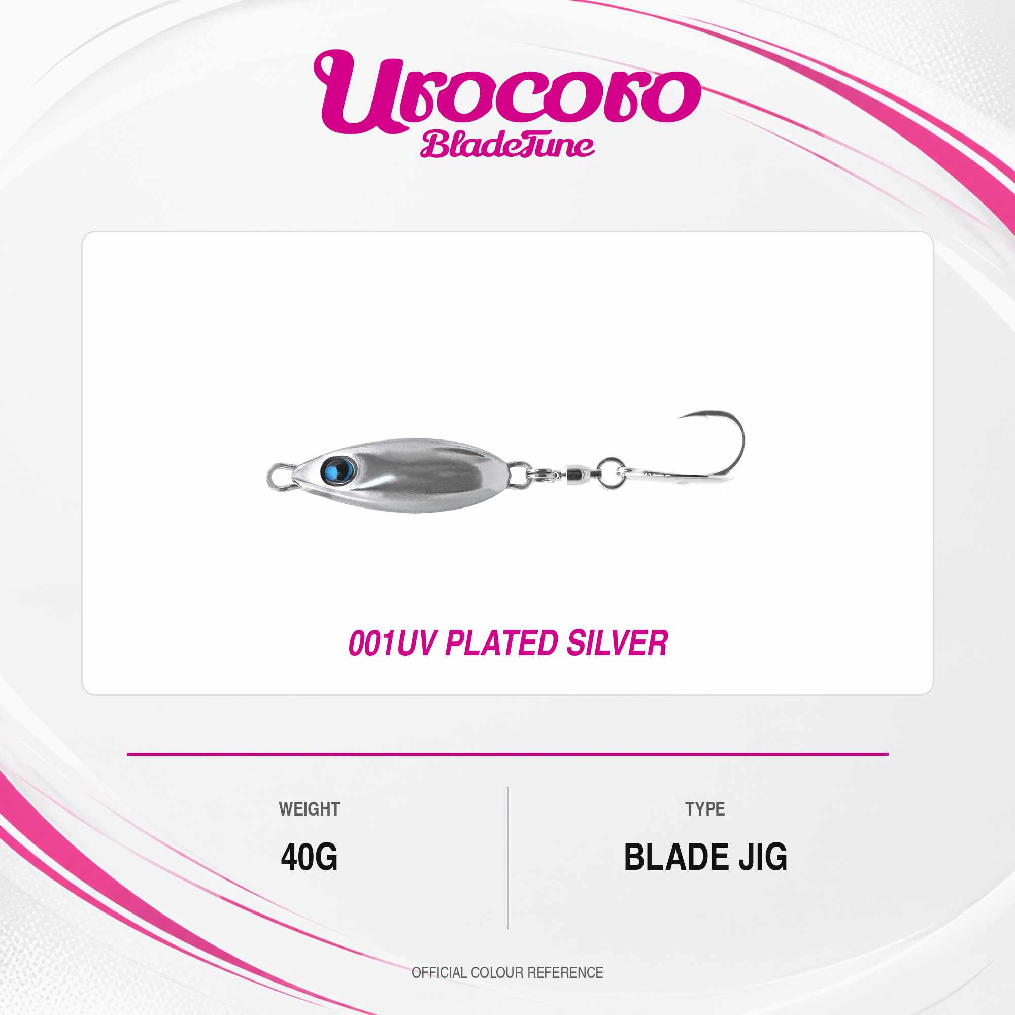 Uroco Metal Jig Blade Tune 40 grams 001 (3042)