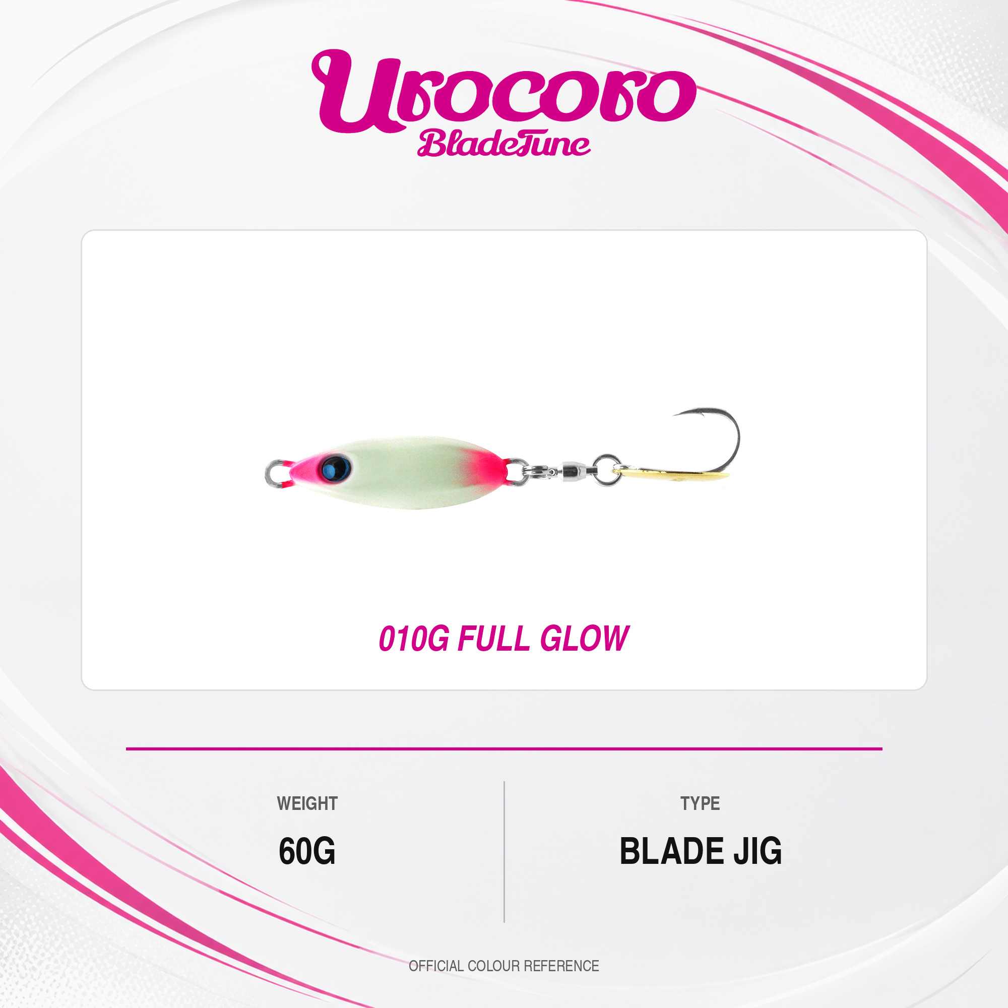 Uroco Metal Jig Blade Tune 60 grams 010 (3189)