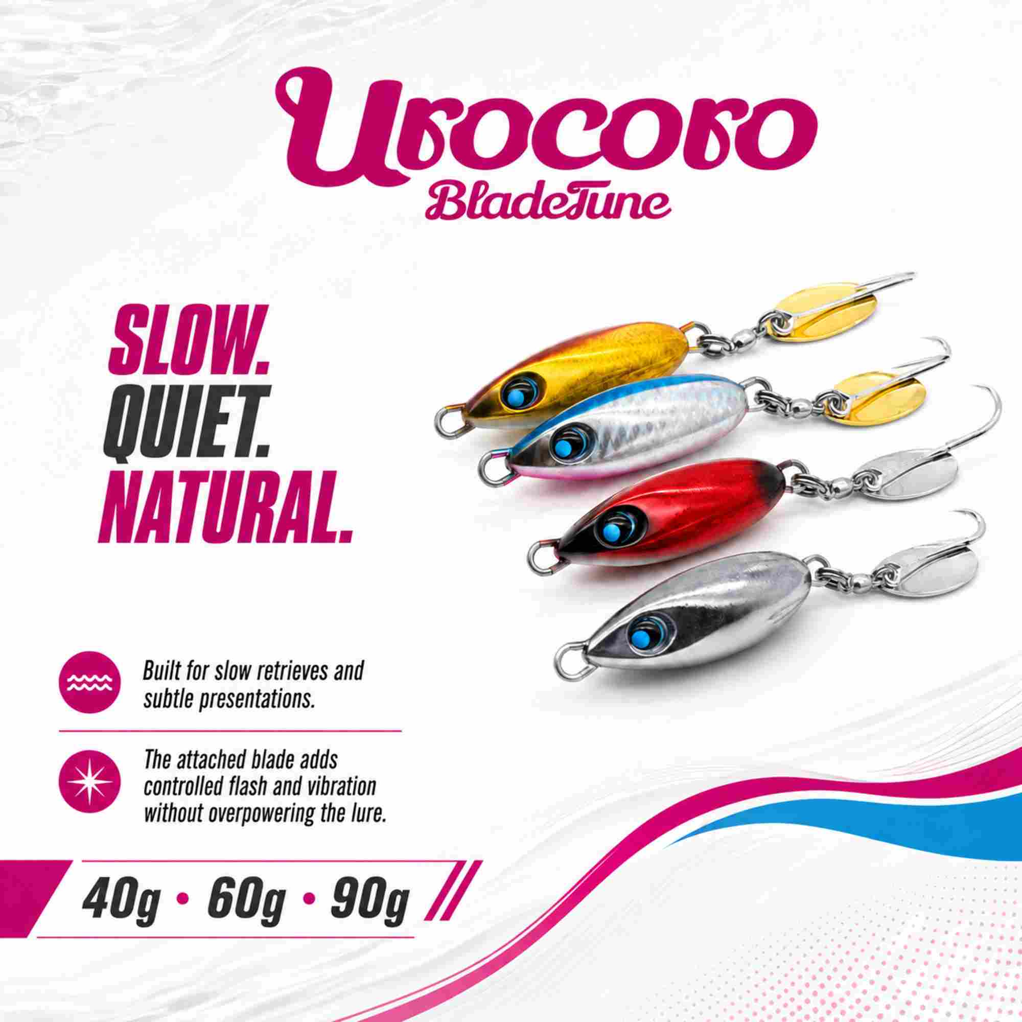 Uroco Metal Jig Blade Tune 90 grams 011 (3271)