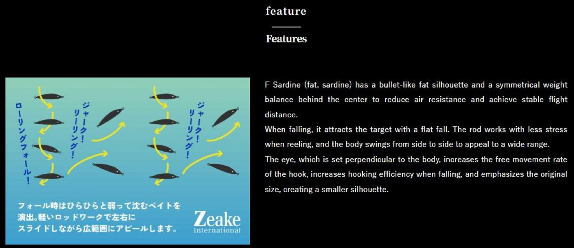 Zeake Metal Jig Fat F Sardine 10 grams 002 (9102)