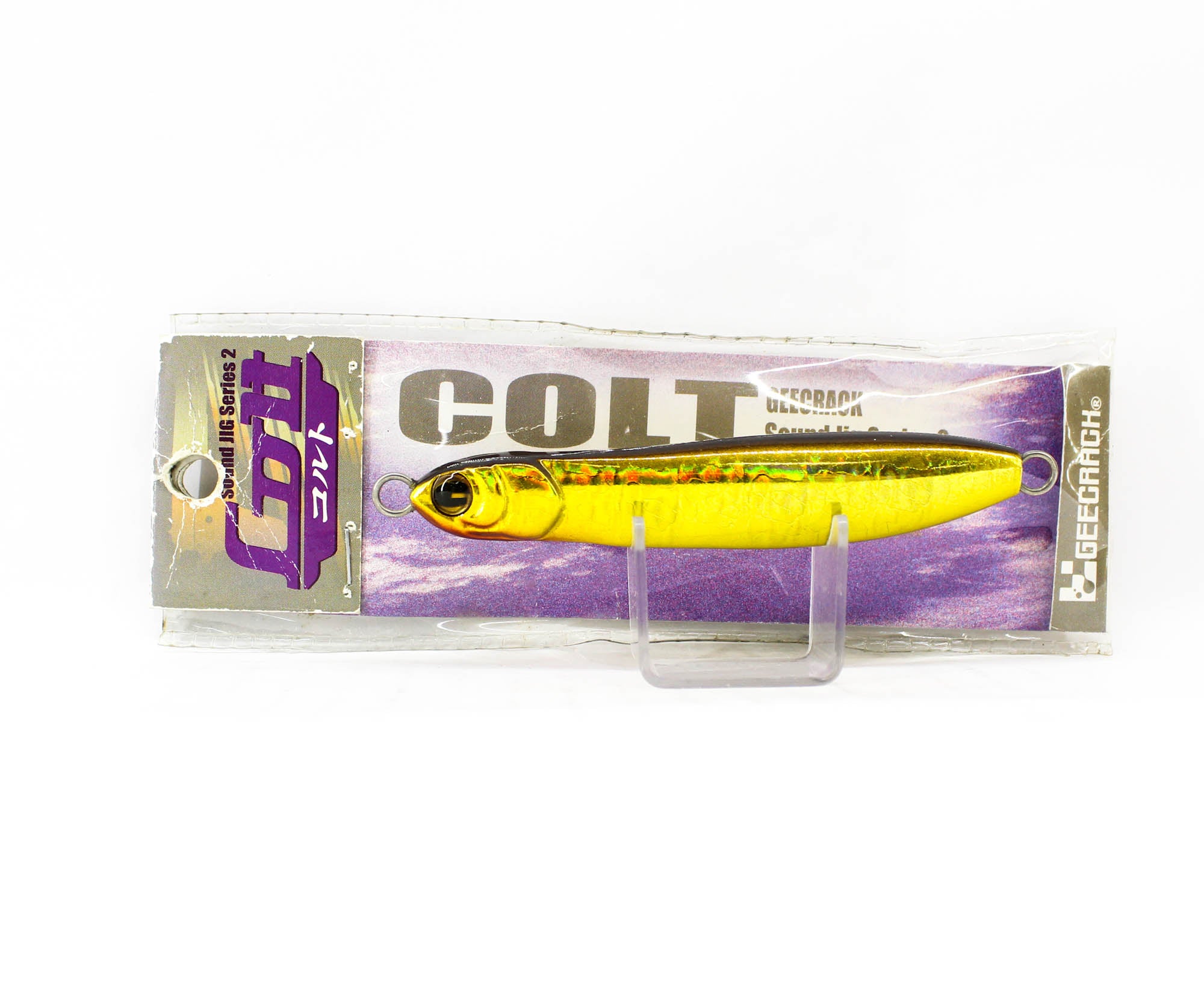 Sale Gee Crack Metal Jig Noisy Rattle Colt 110 Konago Gold (8696)