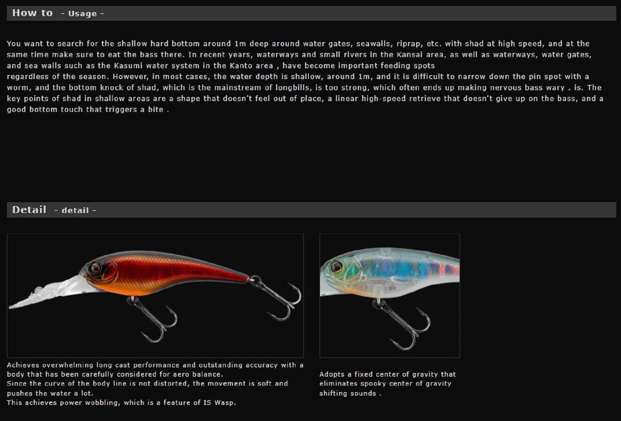 Imakatsu IS Wasp 60 Cutfast Suspend Lure 37 (6756)