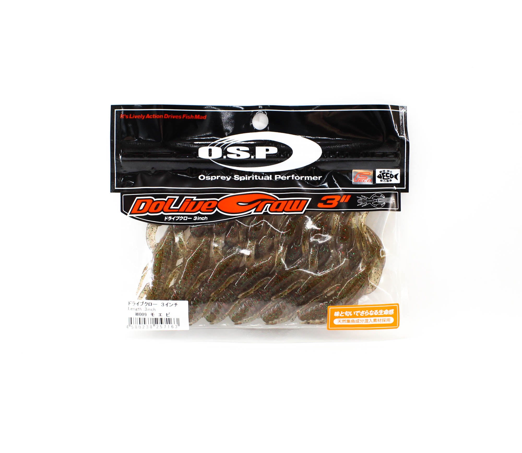 OSP Soft Lure Dolive Craw 3 Inches W-009 (7163)