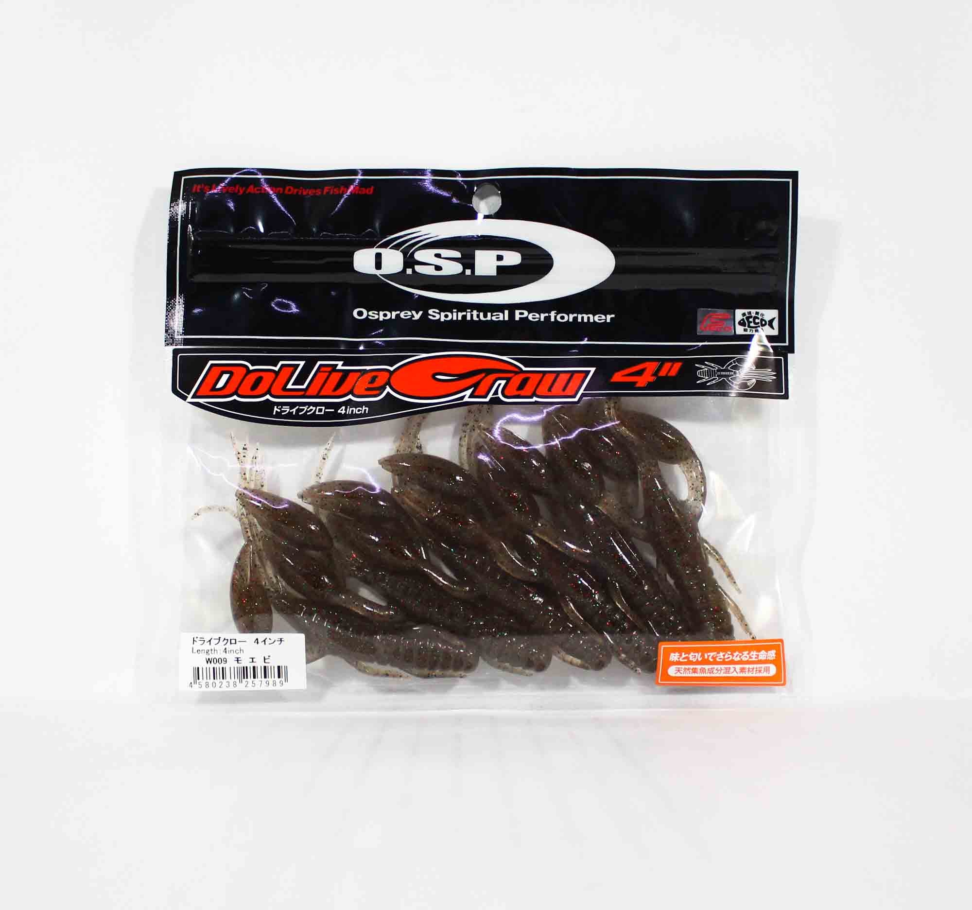 OSP Soft Lure Dolive Craw 4 Inches W-009 (7989)