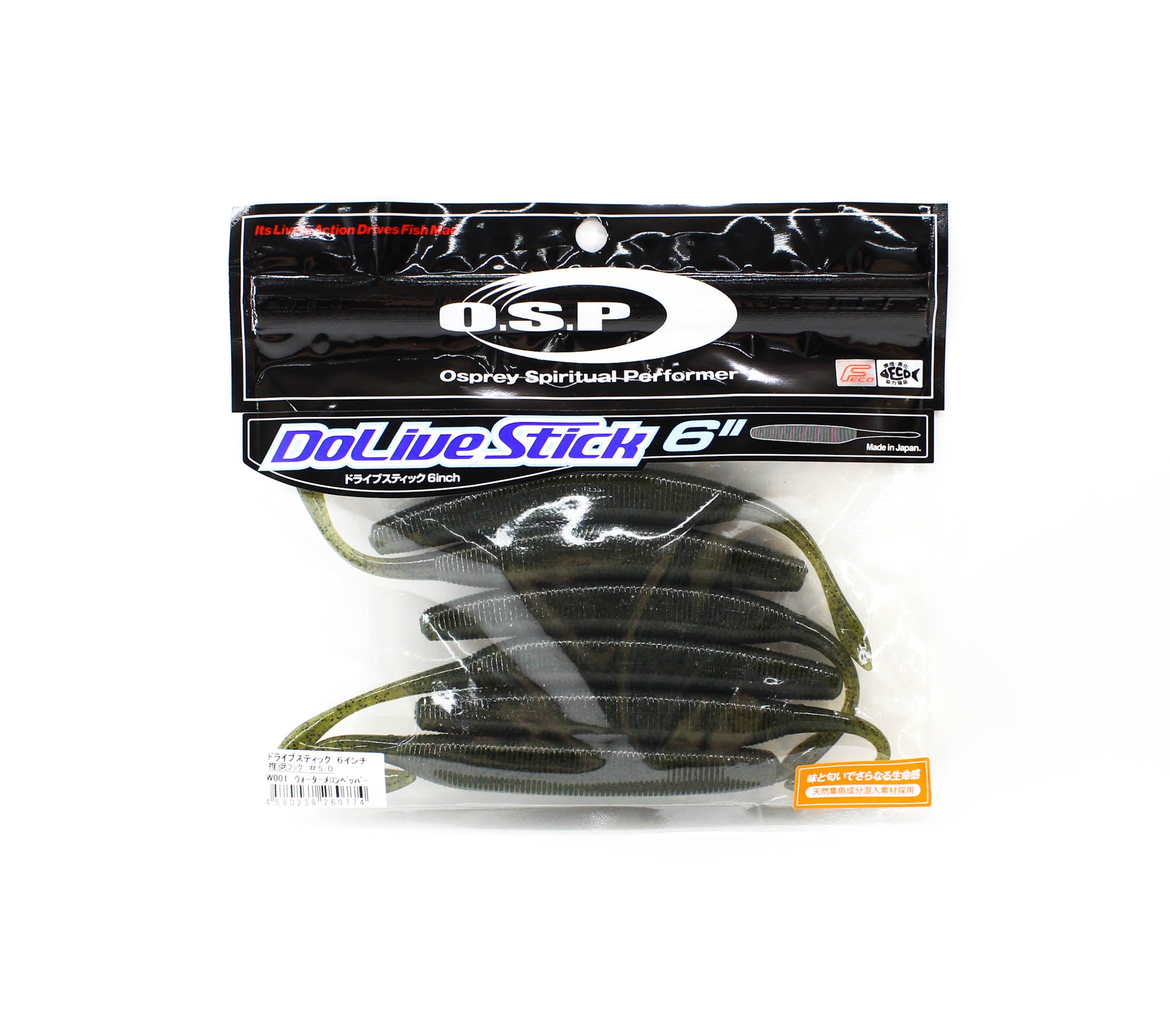 OSP Soft Lure Dolive Stick 6 Inches W-001 (0774)
