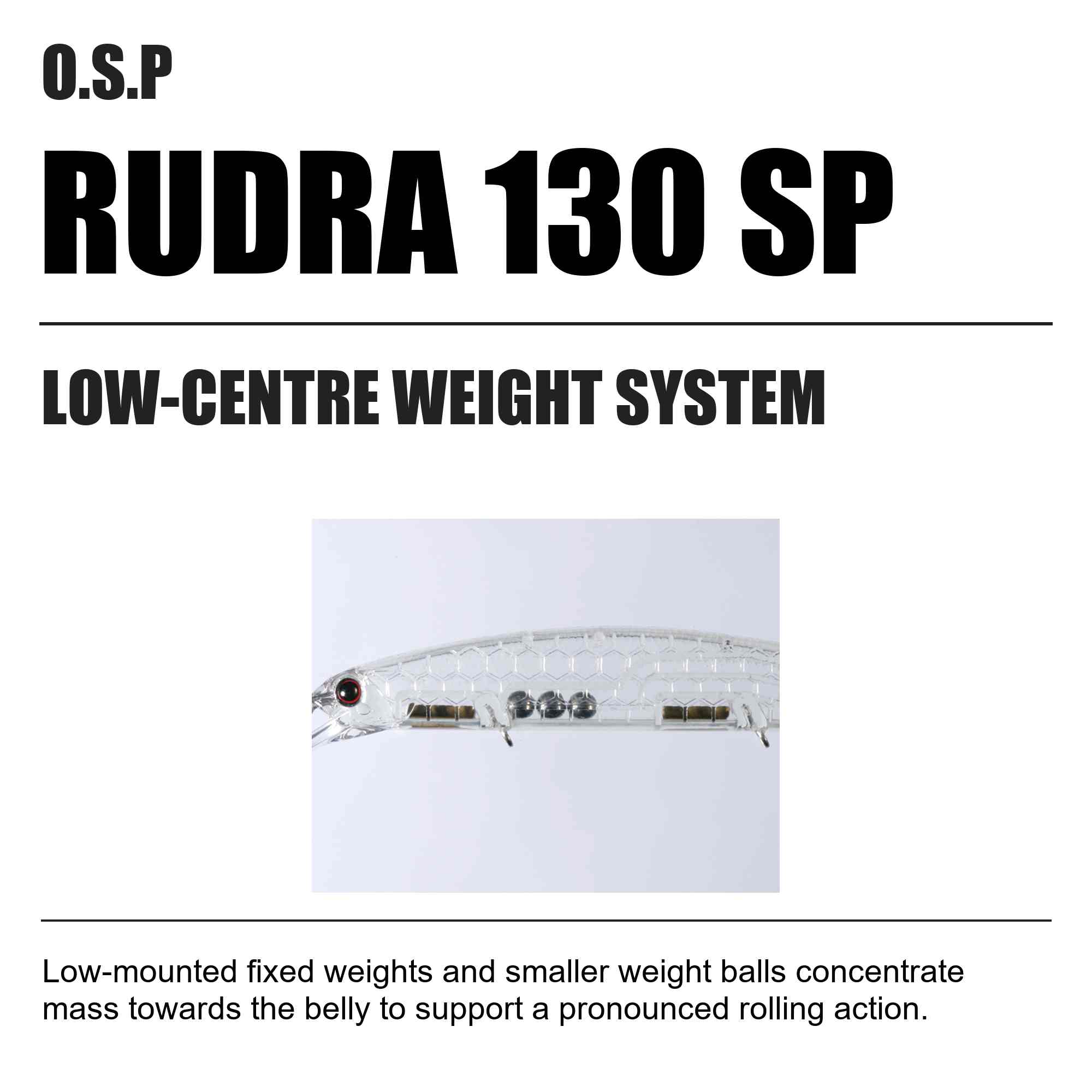 OSP Rudra 130 SP Suspend Lure H-04 (3119)