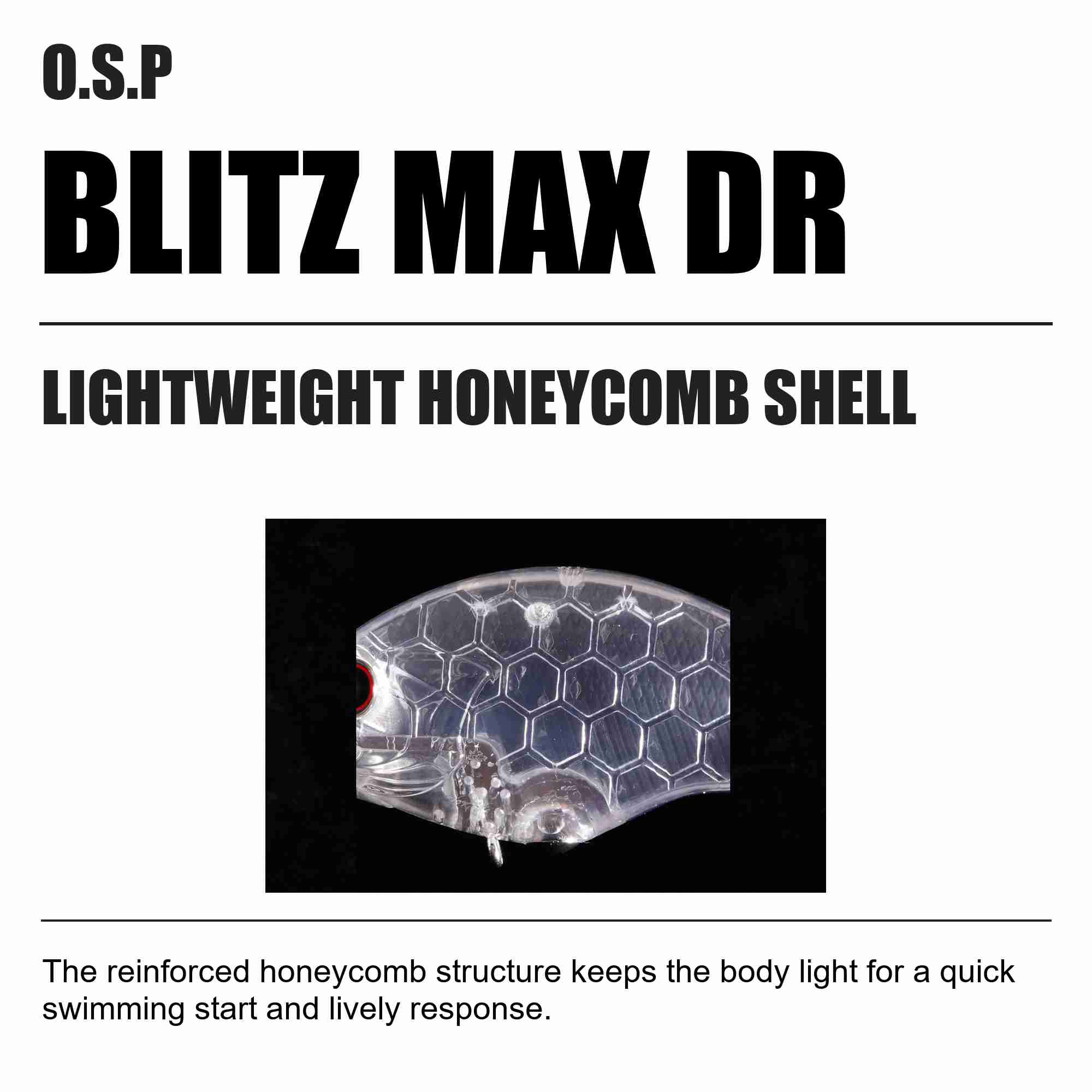 OSP Blitz Max DR 61 mm 18 grams Floating Lure H-23 (4451)