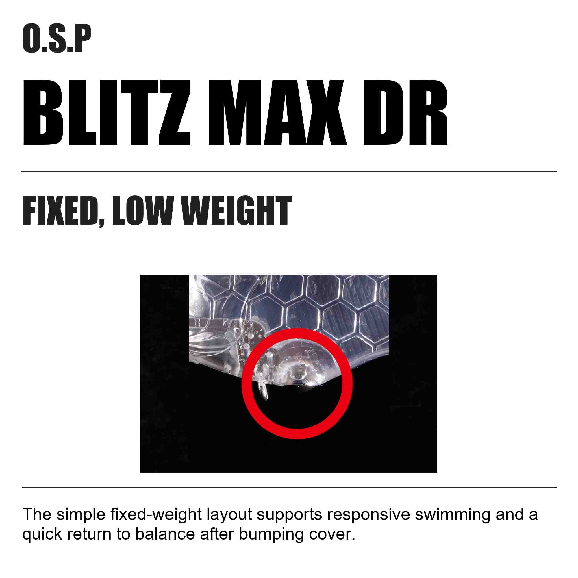 OSP Blitz Max DR 61 mm 18 grams Floating Lure H-23 (4451)