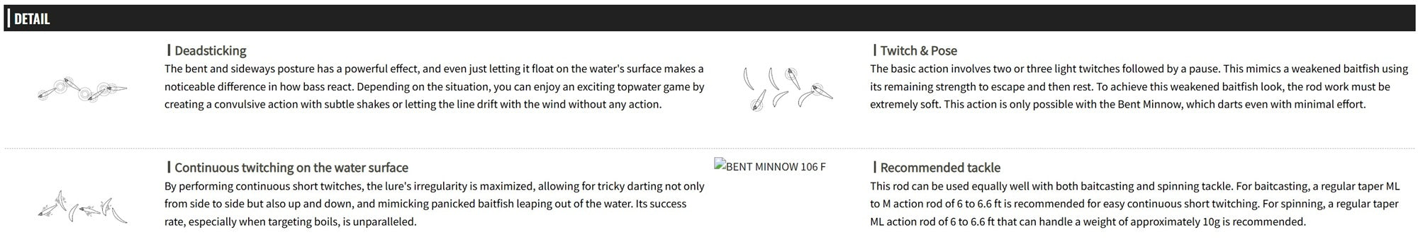 Sale OSP Bent Minnow 106F Floating Minnow Lure P-74 (4598)