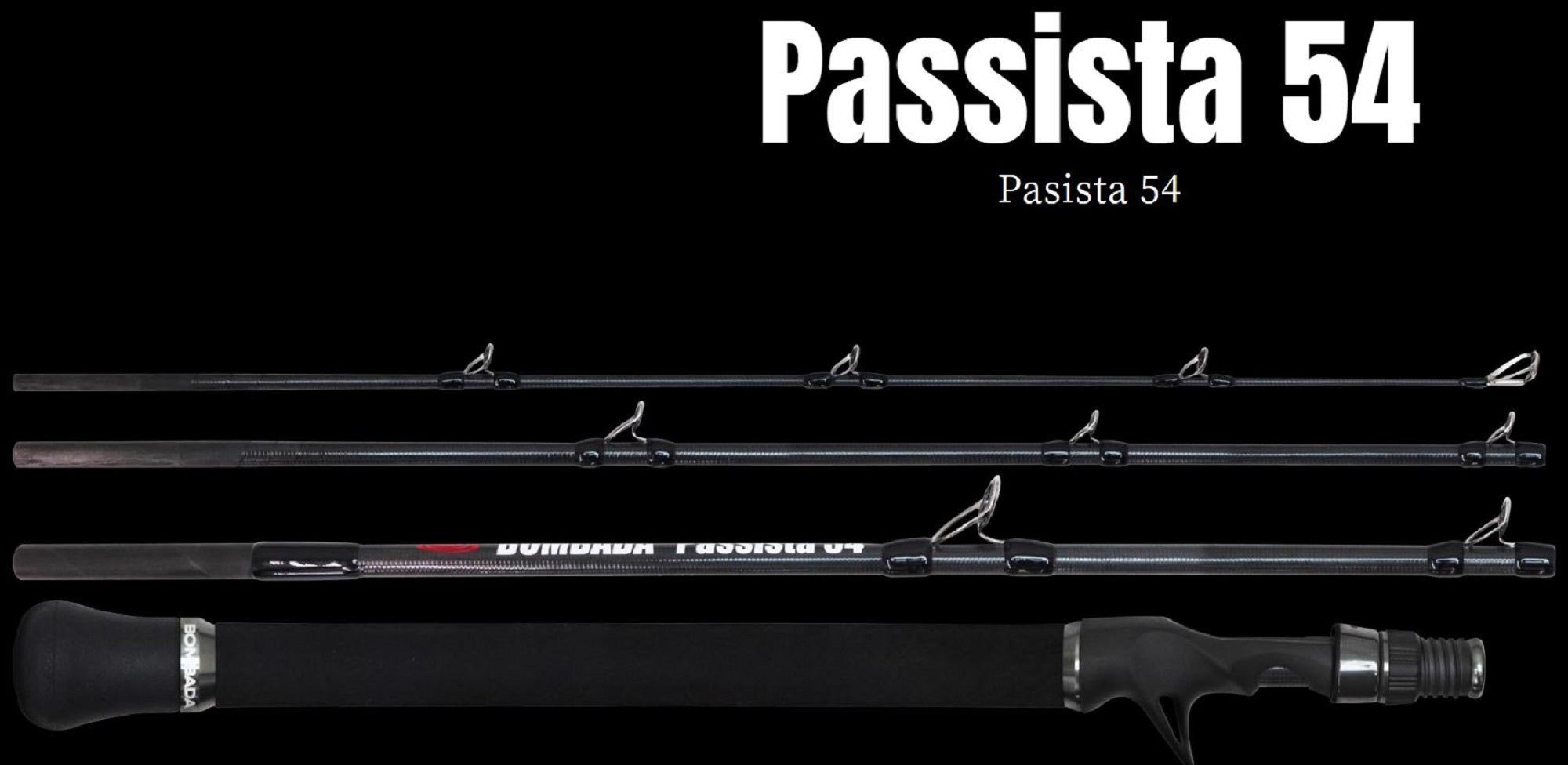 Bombada Rod Baitcast Passista 54 4 piece Travel (5728)