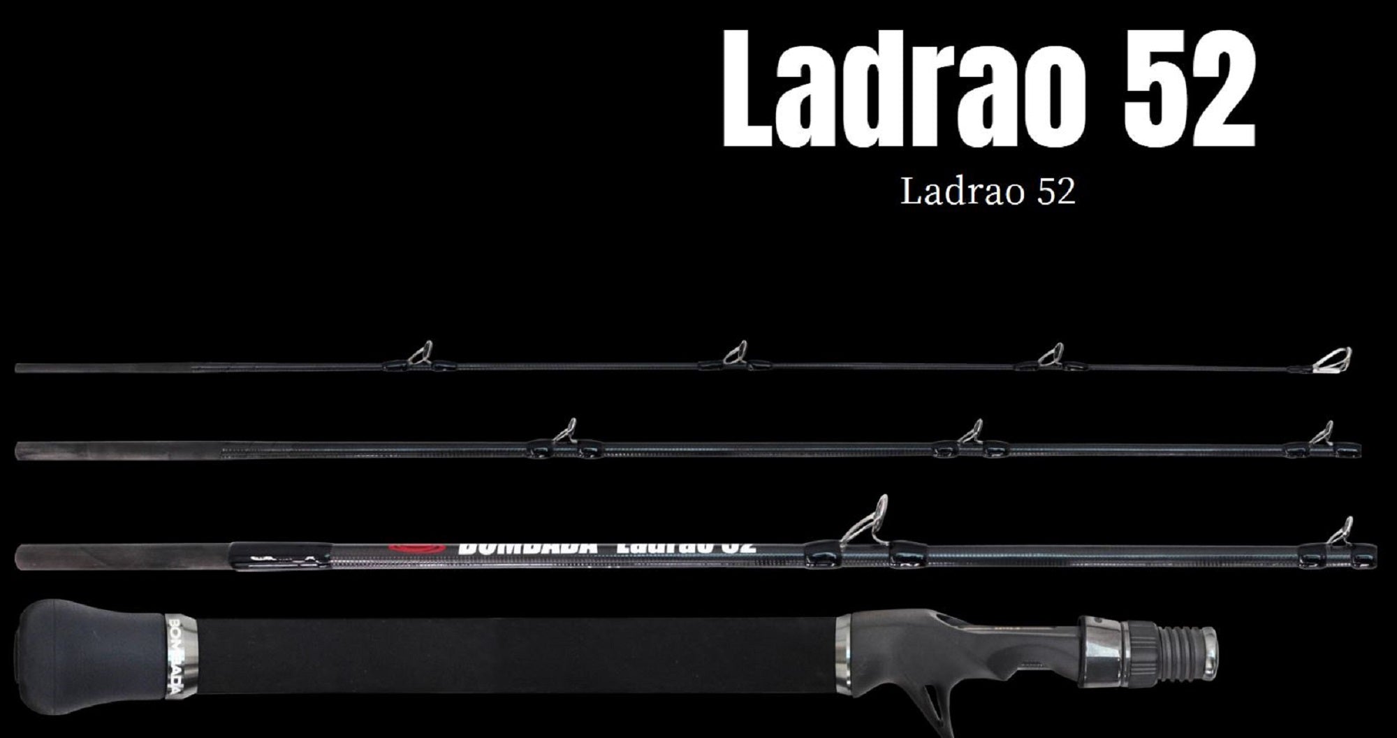 Bombada Rod Baitcast Ladrao 52 4 piece Travel (5742)