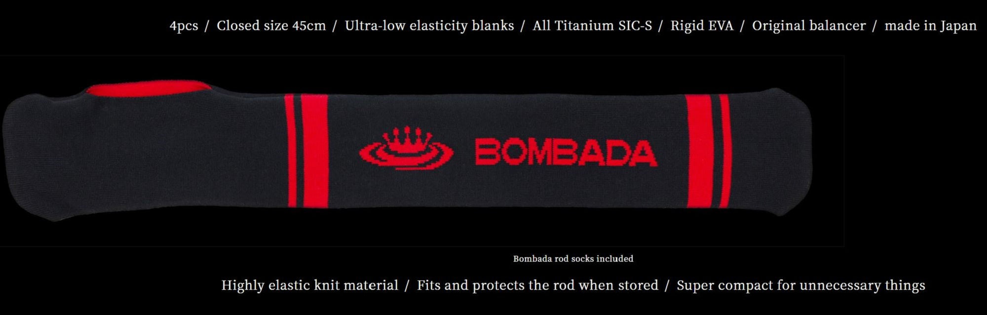 Bombada Rod Baitcast Ladrao 52 4 piece Travel (5742)