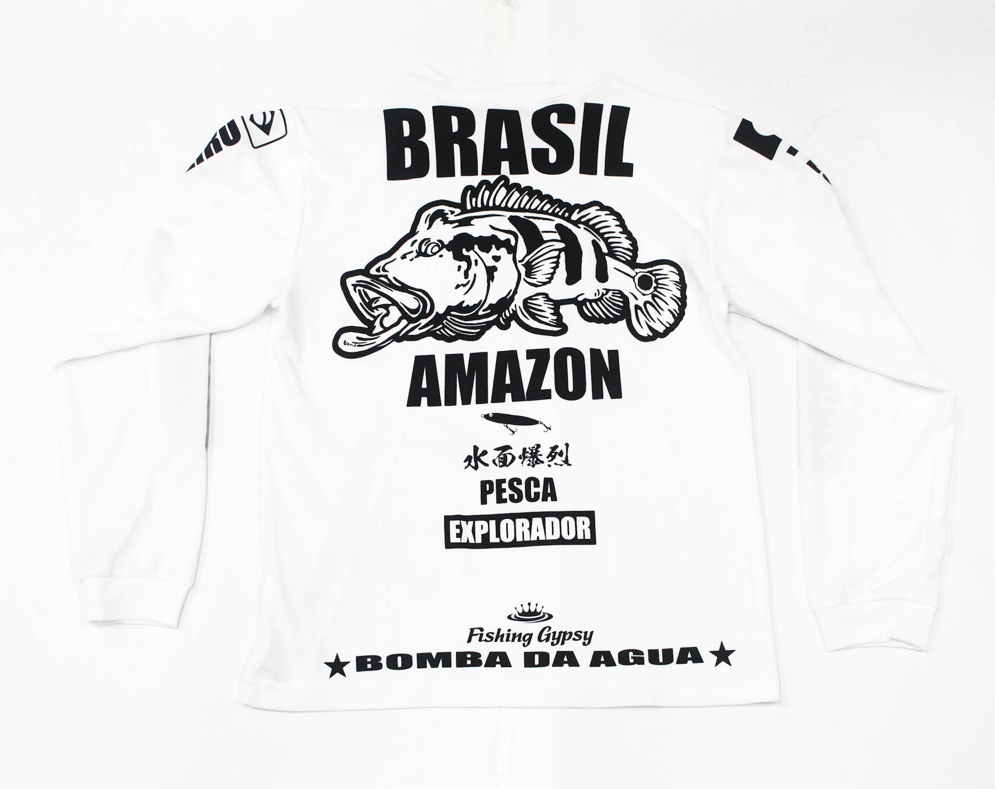 Bombada T-Shirt Dry Fit Long Sleeve Peacock BW Size S (7104)