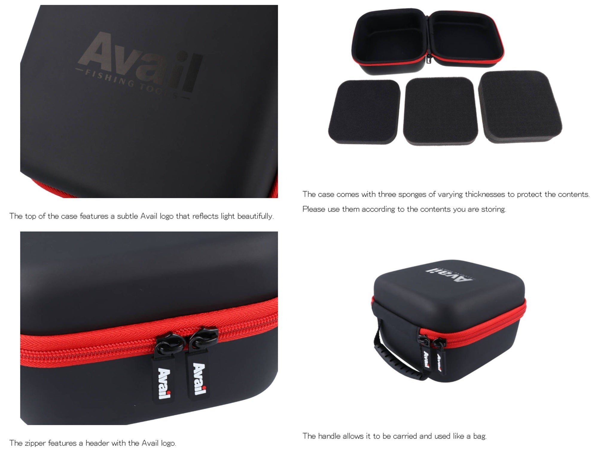 Avail Original Reel Case 150x150x100mm Red (3309)