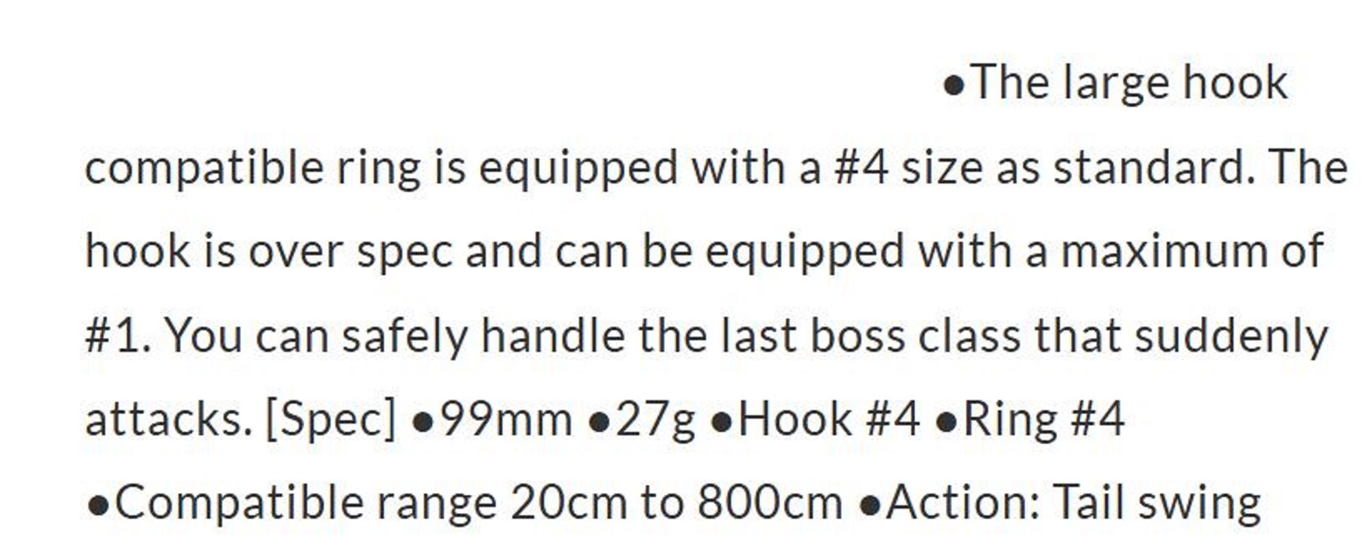 Blazeye Revorook 99S Sinking Lure #42 (1037)