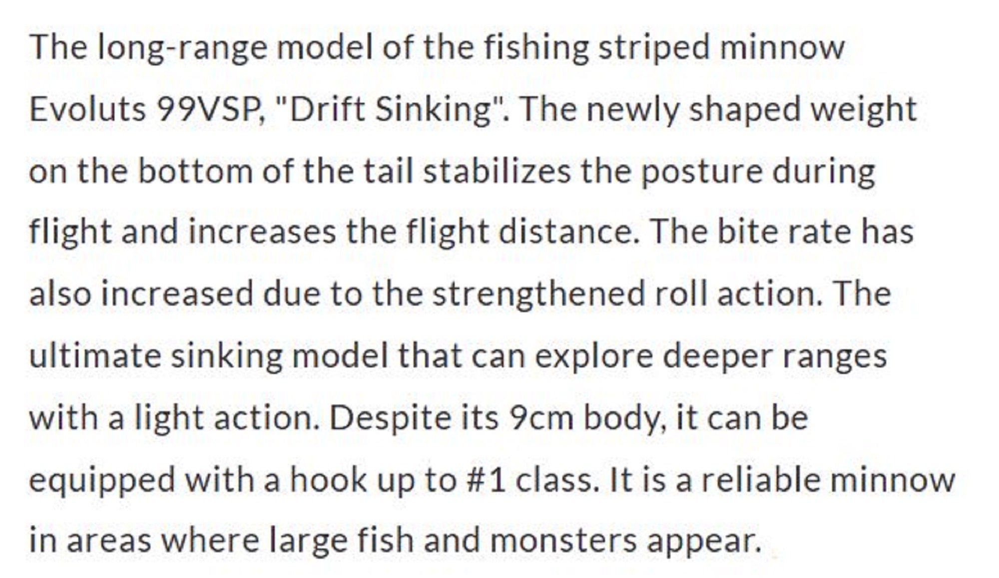 Blazeye Evoroots 99DS Sinking Lure #16 (1181)