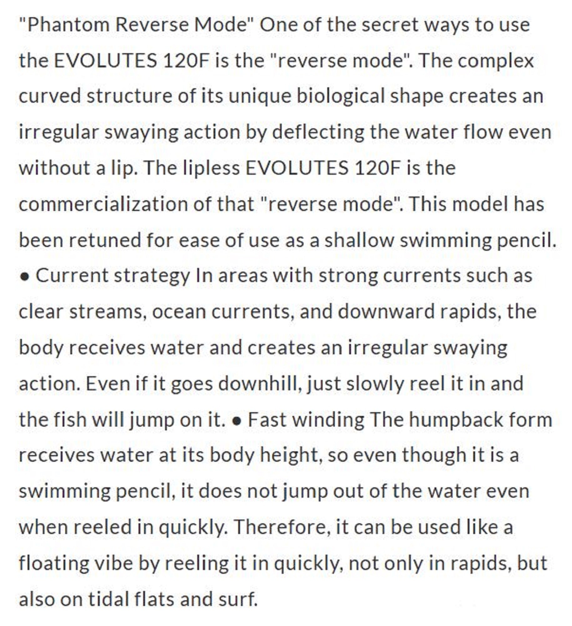 Blazeye Evoroots 120F Lipless Floating Lure #61 (1631)