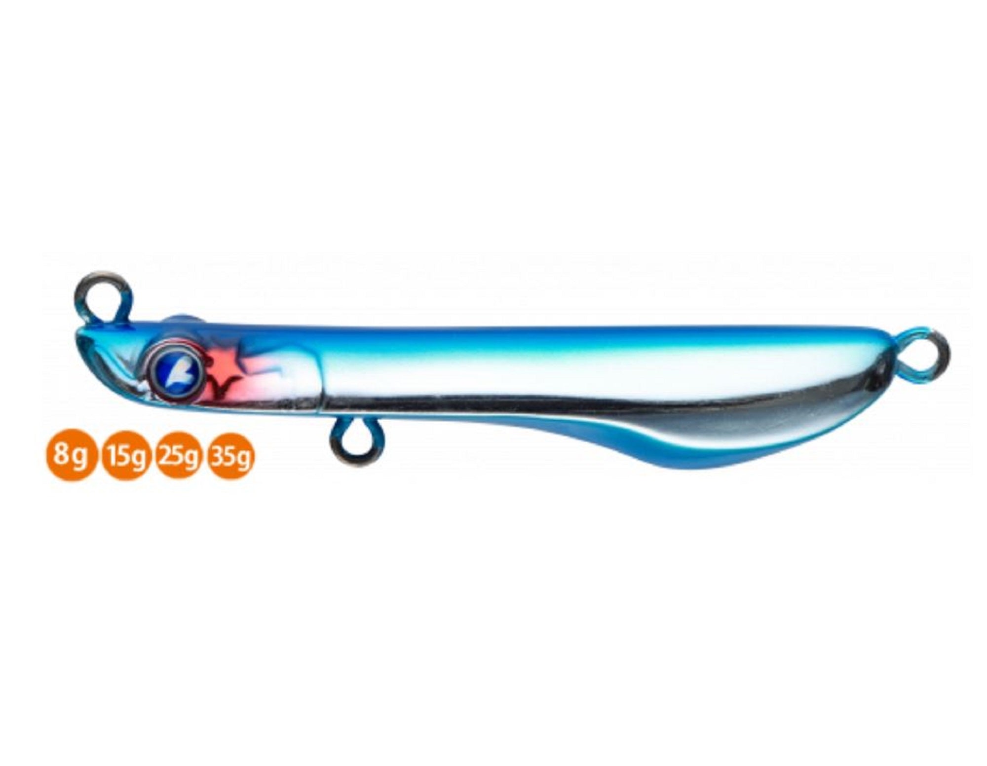Sale Blue Blue Metal Shalldus 8 grams 40 mm Sinking Lure 01 (5205)