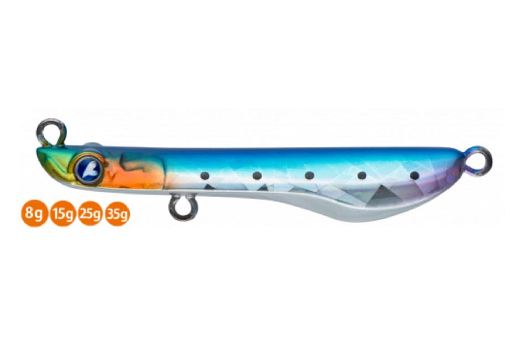 Sale Blue Blue Metal Shalldus 8 grams 40 mm Sinking Lure 03 (5229)
