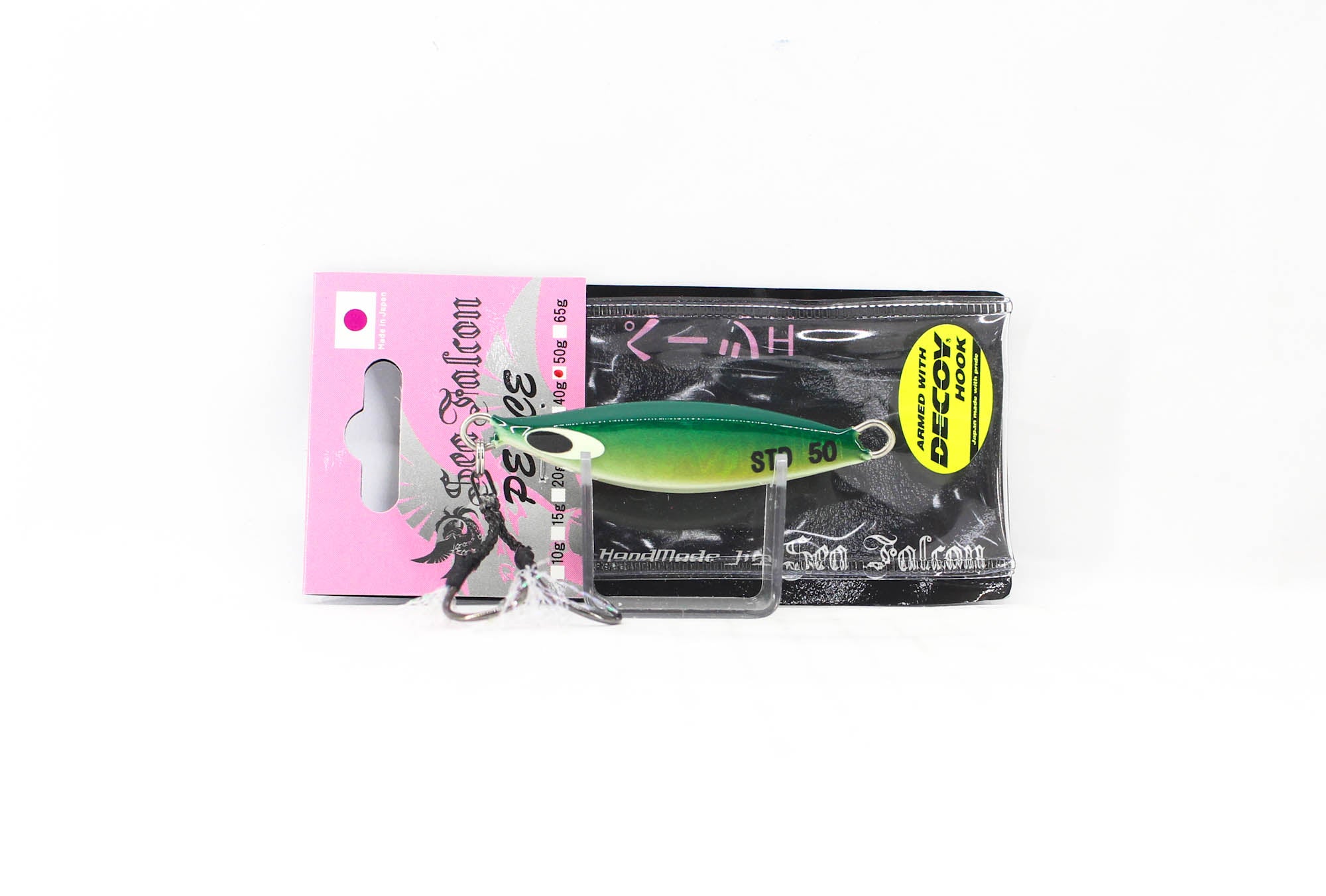 Sea Falcon Metal Jig Pesce 50 grams 01 Green Gold GB (1153)