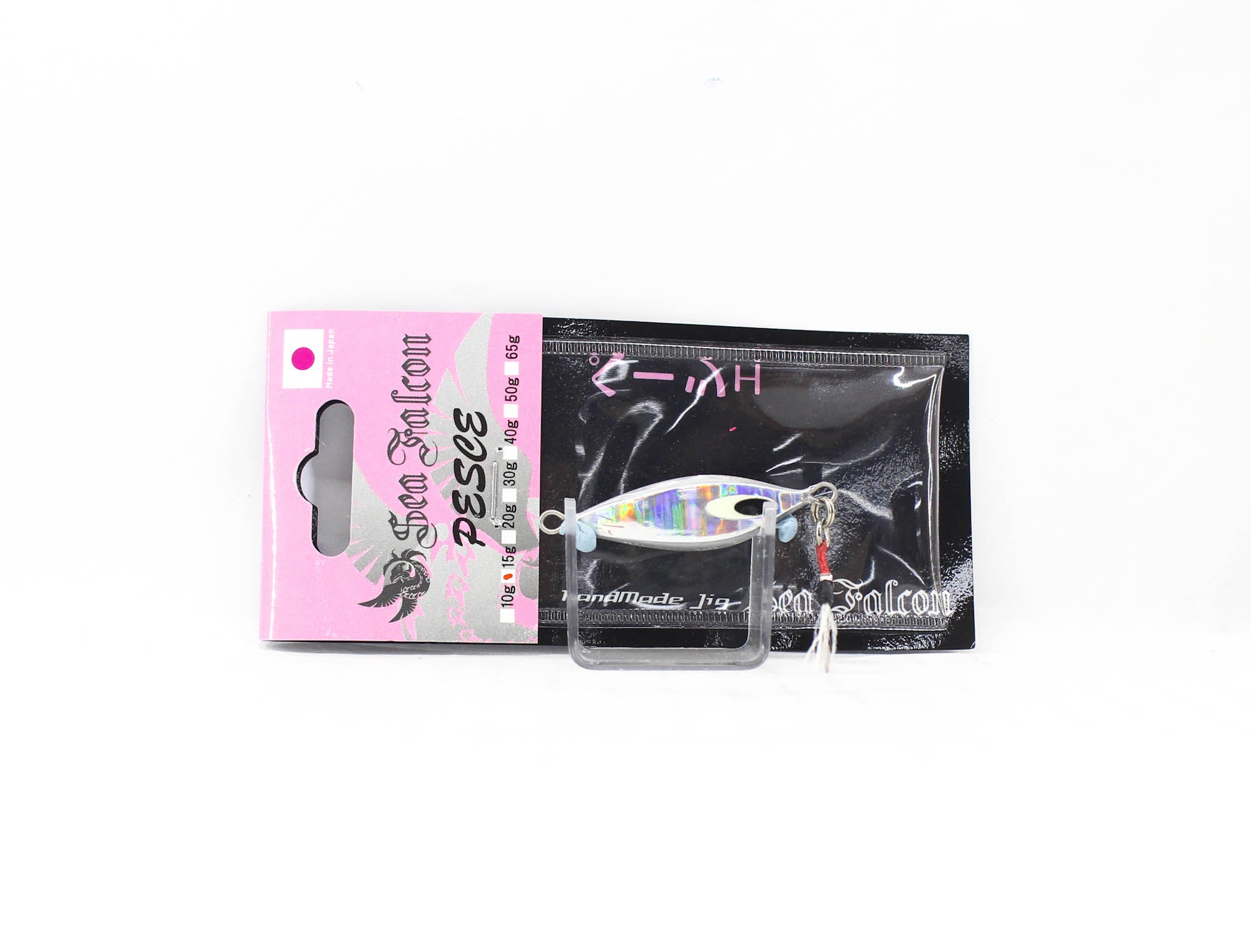 Sea Falcon Metal Jig Pesce 15 grams 04 Silver Zebra (1634)