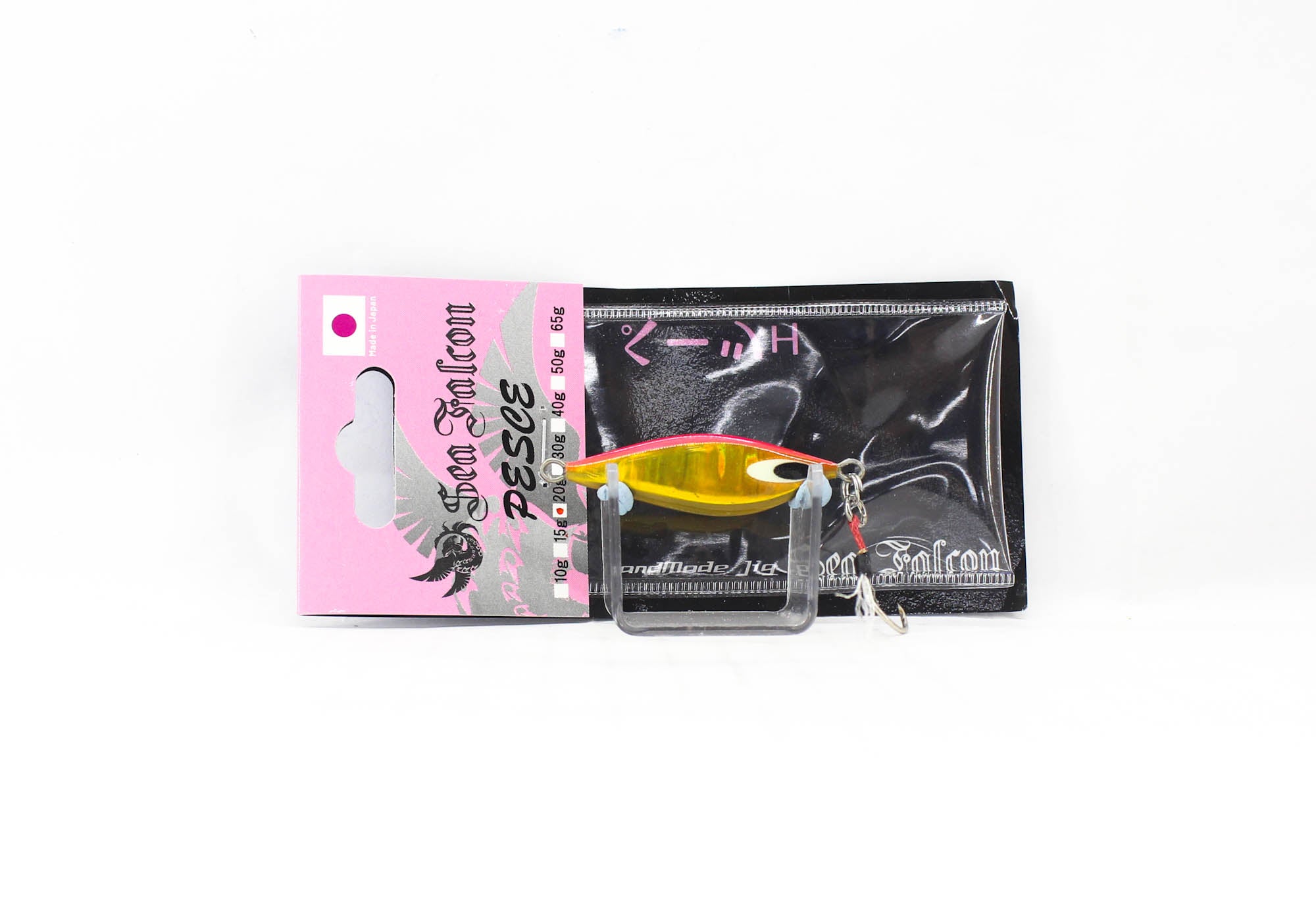 Sea Falcon Metal Jig Pesce 20 grams 08 Pink Gold Zebra Glow (1771)