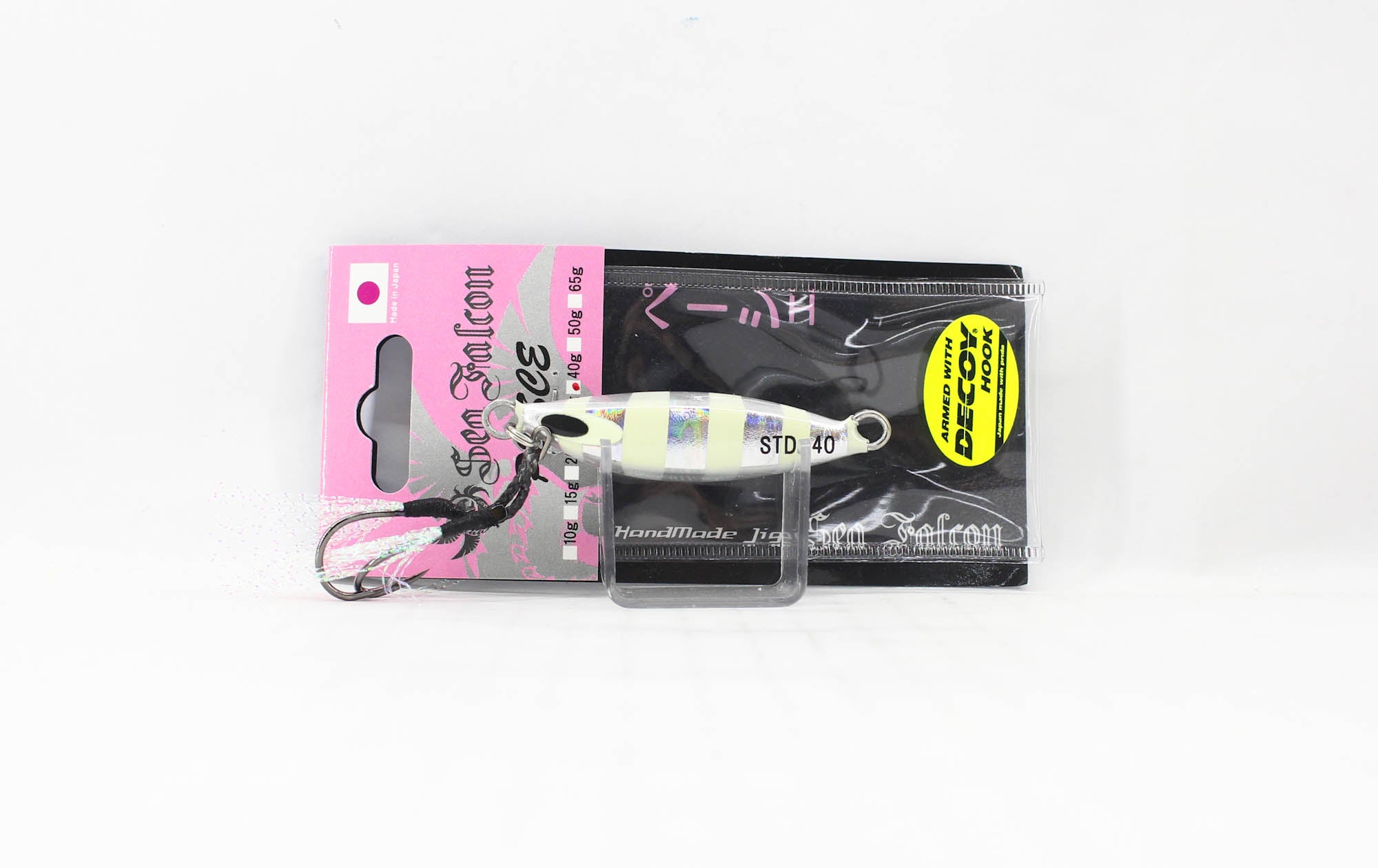 Sea Falcon Metal Jig Pesce 40 grams 04 Silver Zebra (1962)