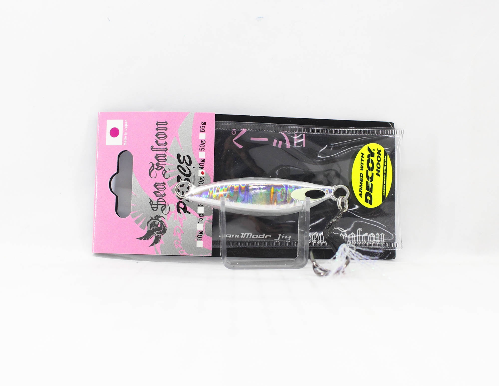 Sea Falcon Metal Jig Pesce 40 grams 04 Silver Zebra (1962)