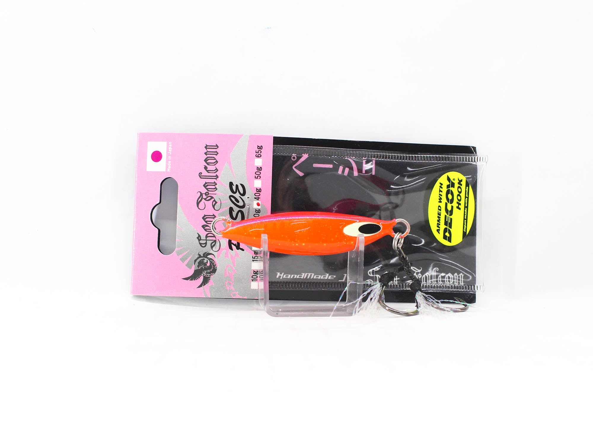 Sea Falcon Metal Jig Pesce 40 grams 07 Pink Orange Zebra Glow (1986)
