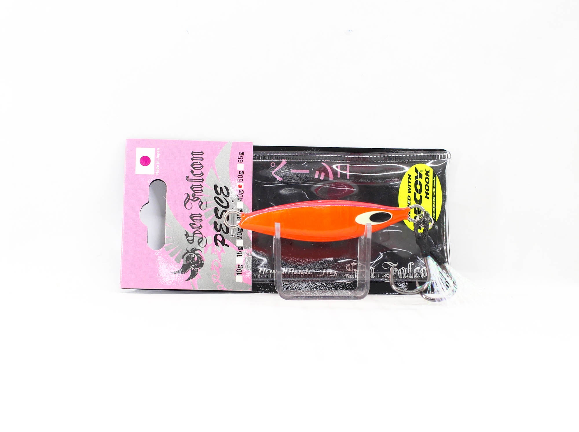 Sea Falcon Metal Jig Pesce 50 grams 07 Pink Orange Zebra Glow (2099)