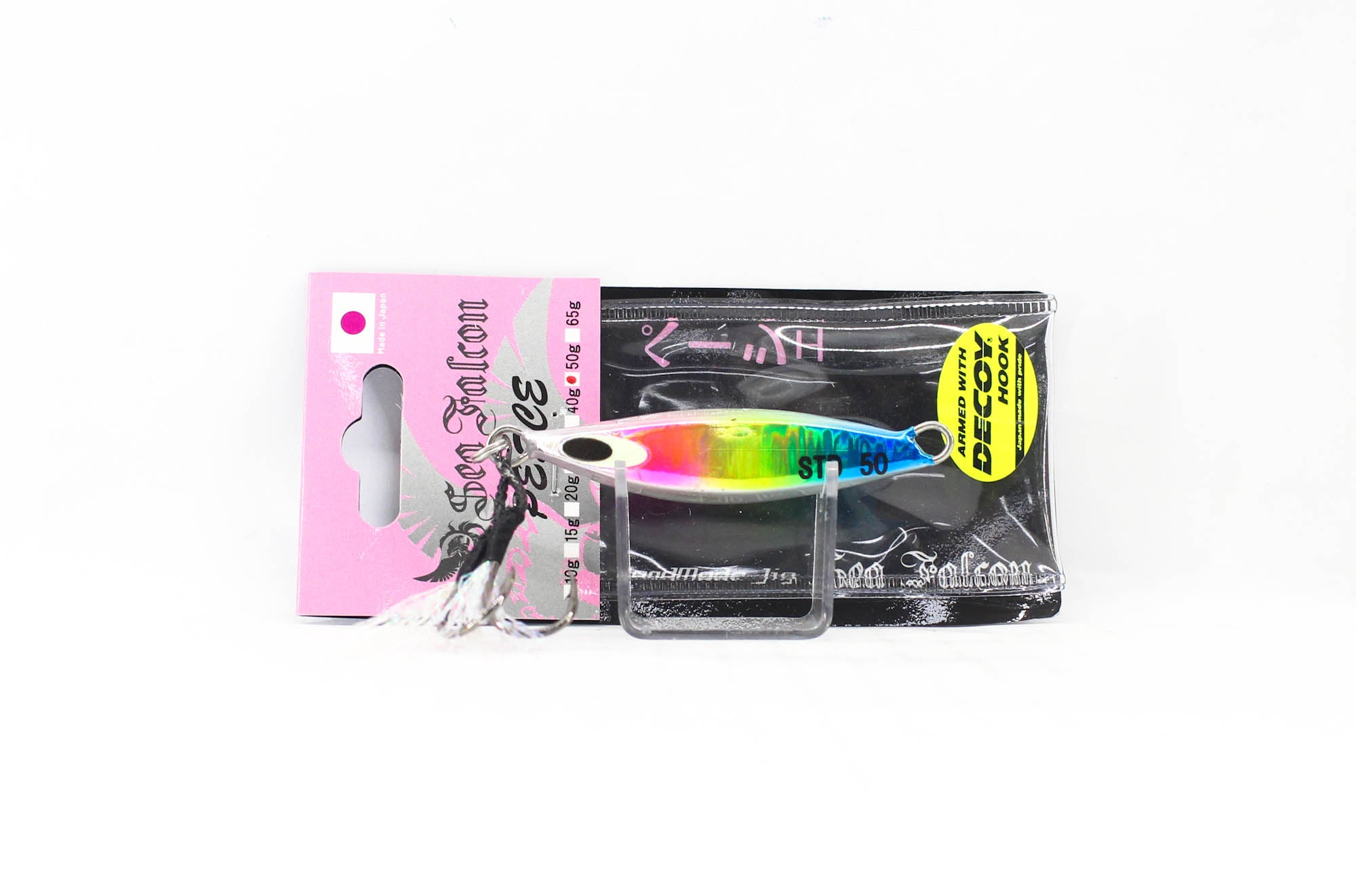 Sea Falcon Metal Jig Pesce 50 grams 10 Rainbow (2129)